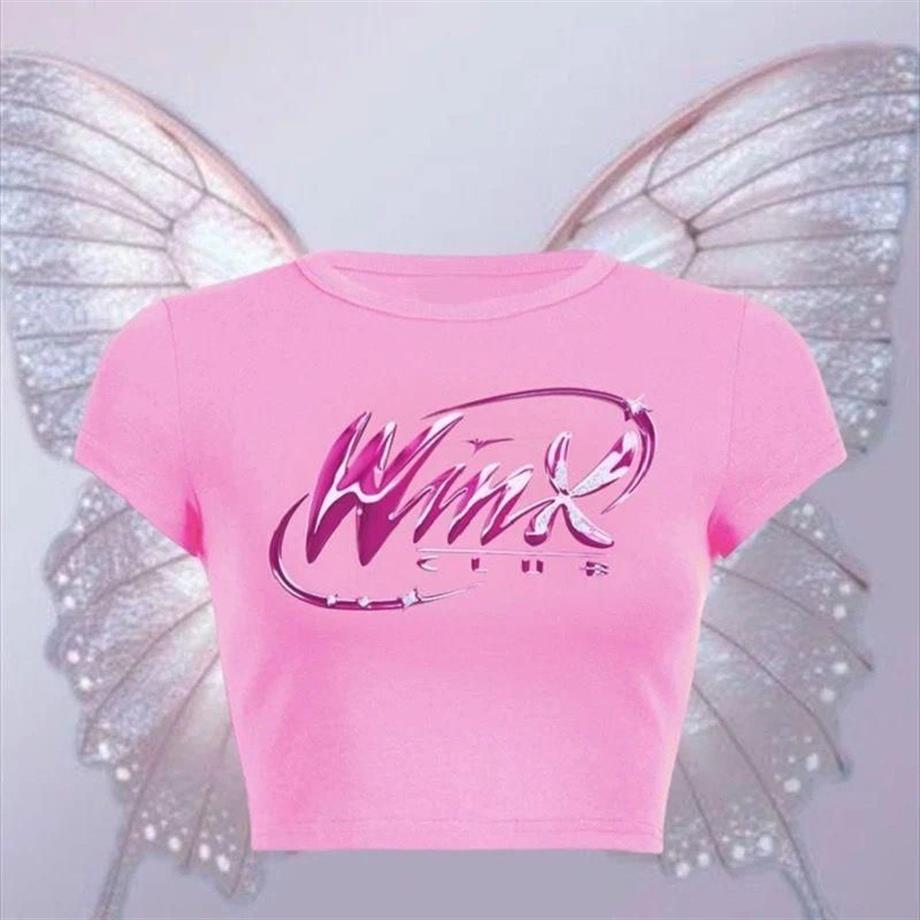 Winx Club Pembe Crop