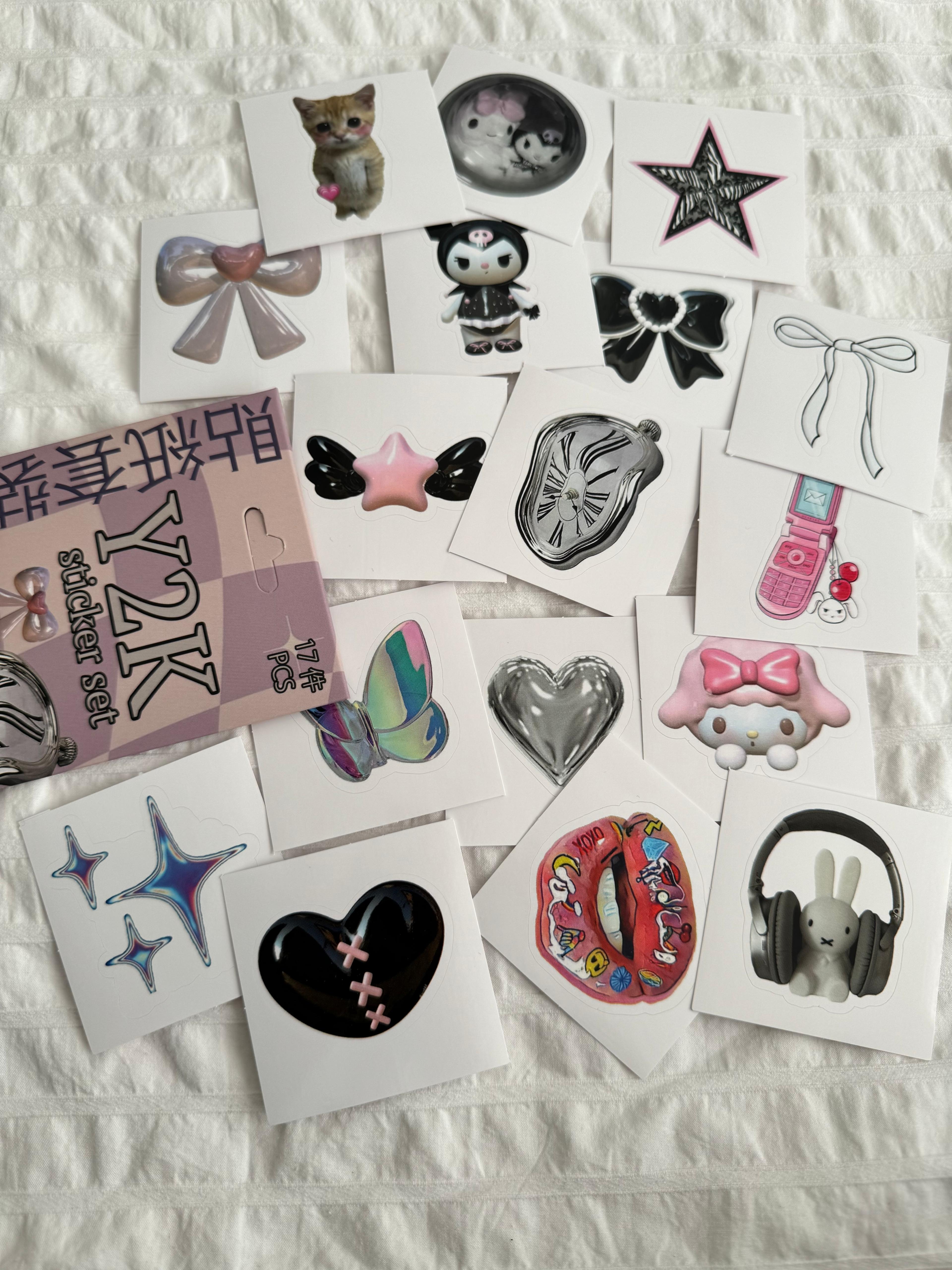 Y2K Kutulu Sticker Seti