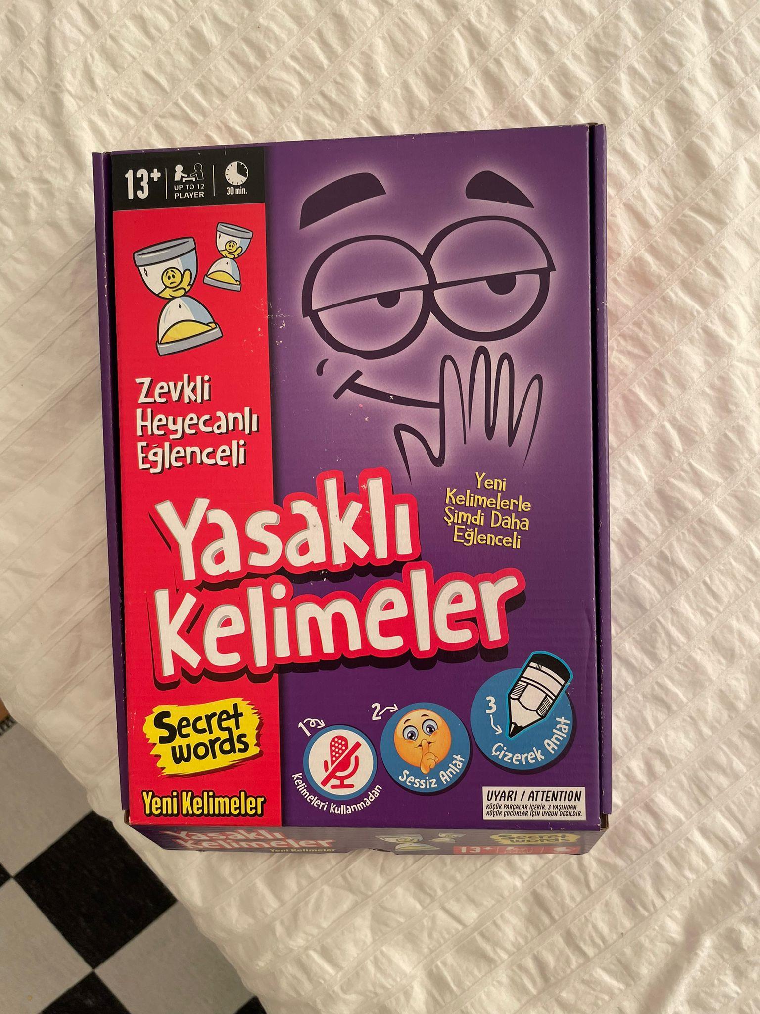 Yasaklı Kelimeler Kutu Oyunu