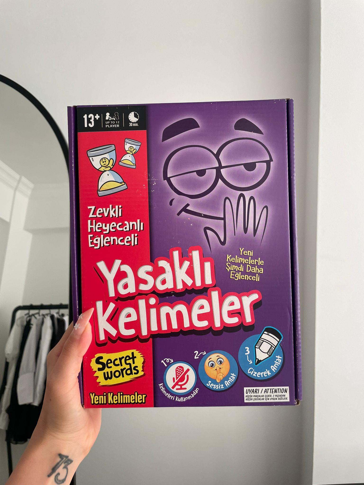 Yasaklı Kelimeler Kutu Oyunu