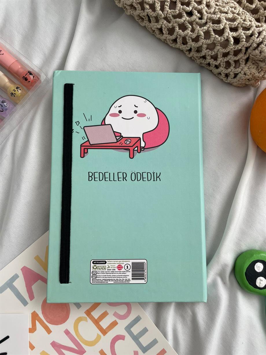 Yaşıyorsun Bu Hayatı Lastikli Sert Kapak Defter