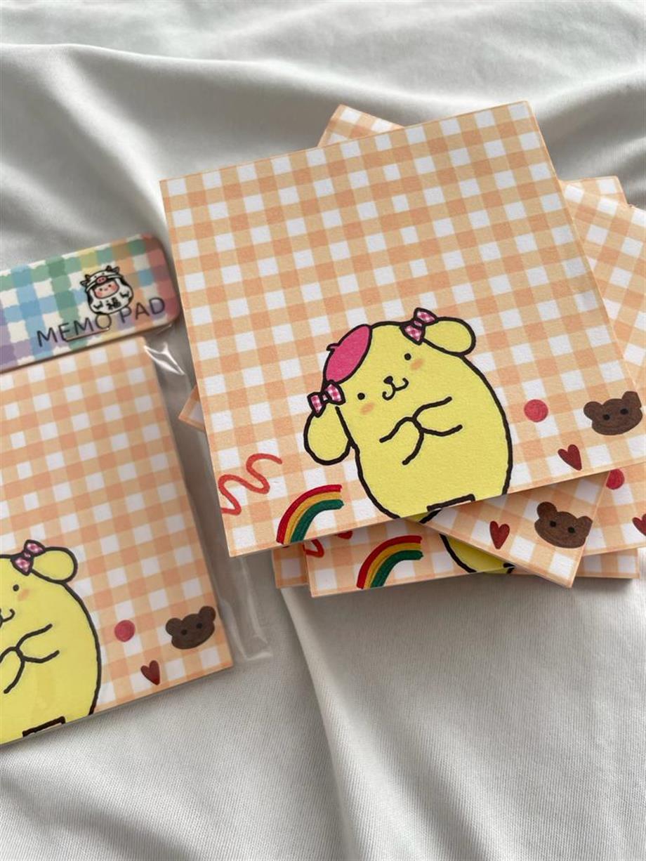 Yellow Dog Memo Pad Kare Not Defteri