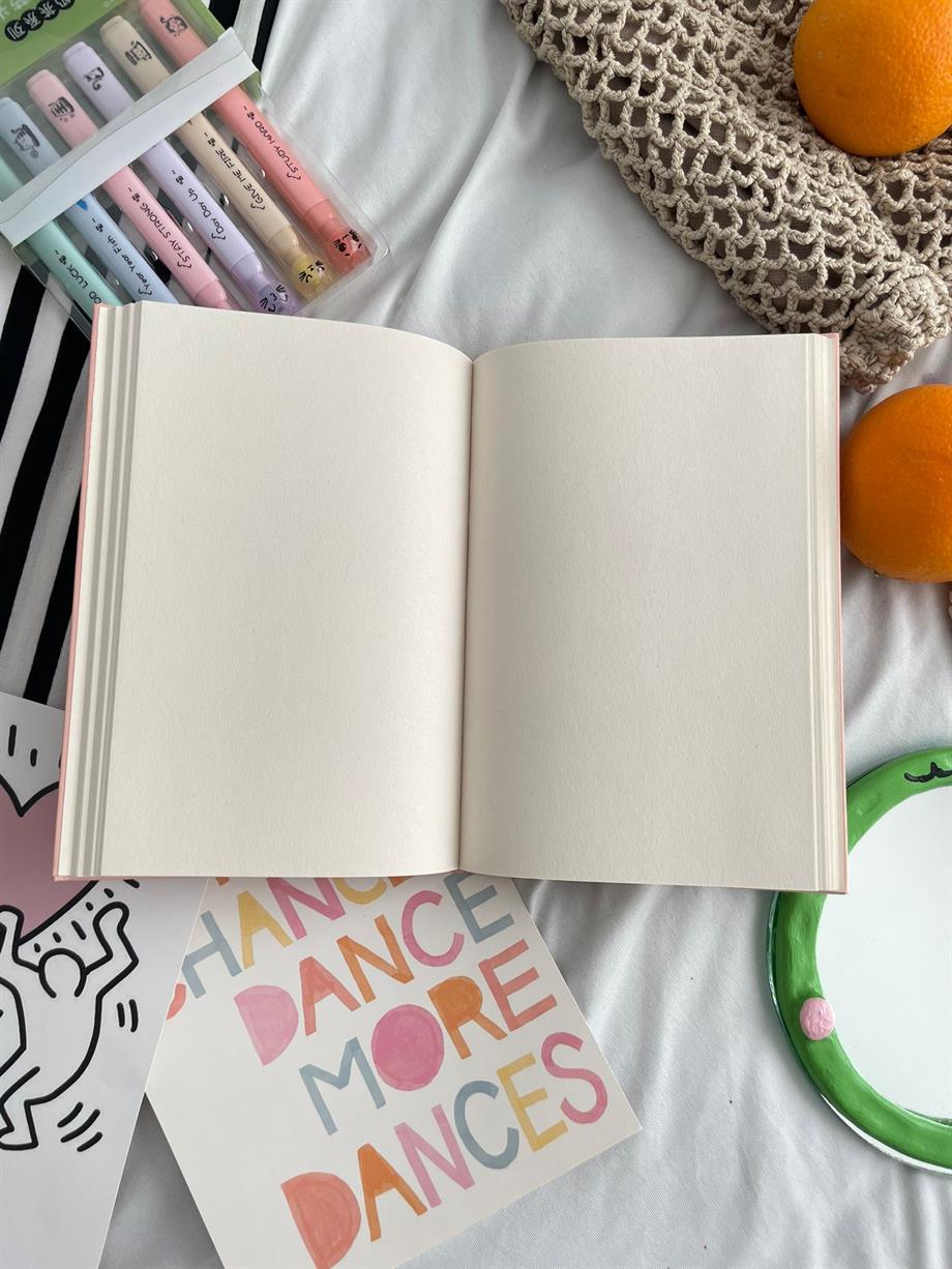 Yıldızlı Gece Lastikli Sert Kapak Defter