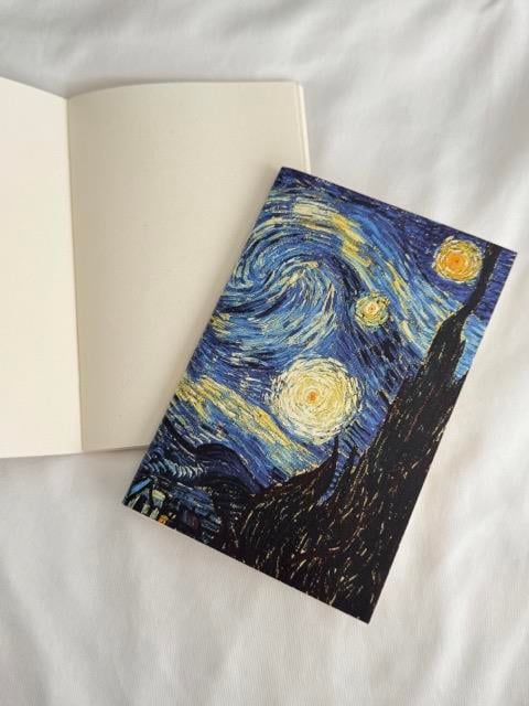 Yıldızlı Gece Mini Çizgisiz Defter