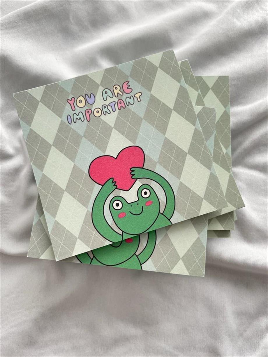 You Are Important Memo Pad Kare Not Defteri