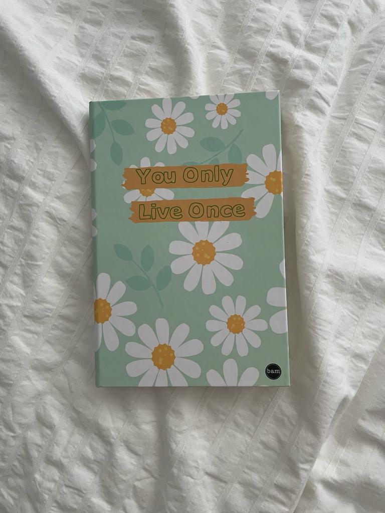 You Only Live Once Lastikli Sert Kapak Defter