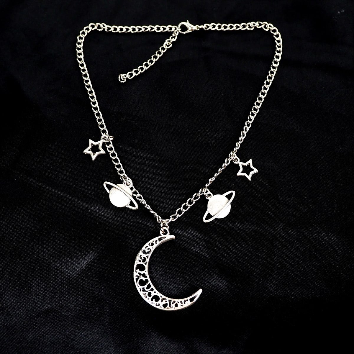 Zincir Galaxy Choker Kolye