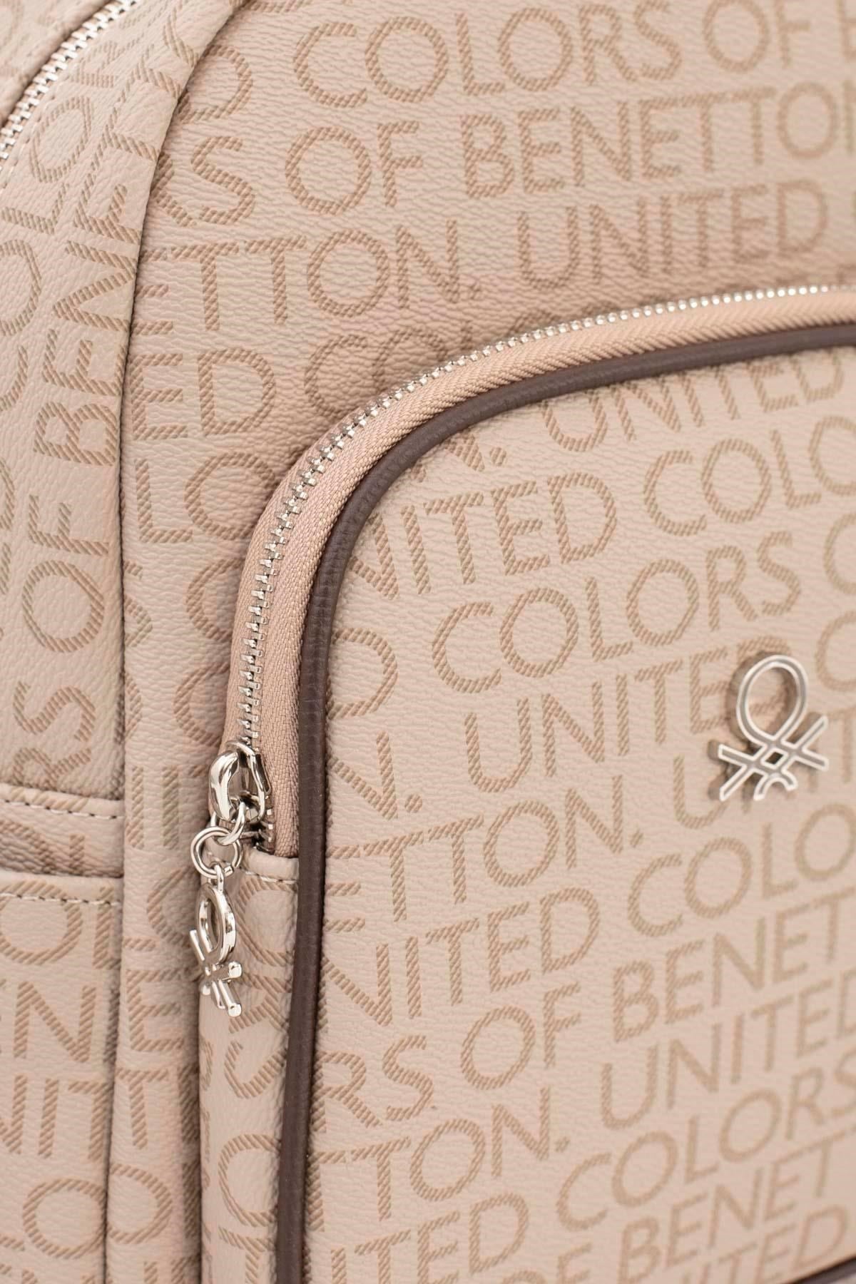 Benetton 1645 Taş Kahve Bayan Sırt Çanta