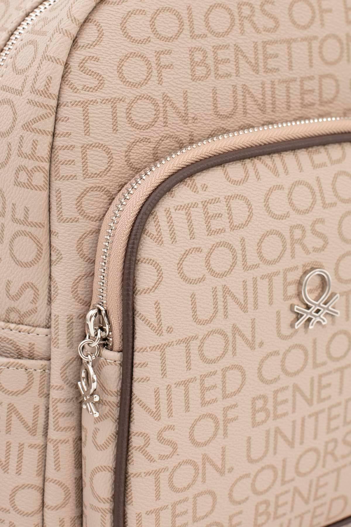 Benetton 1645 Taş Kahve Bayan Sırt Çanta