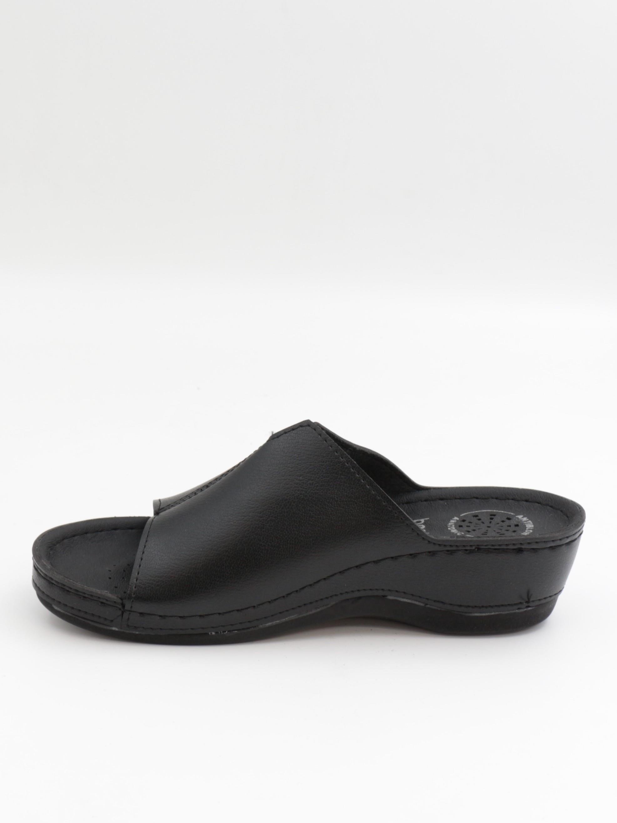 Bento 15069 Siyah 36-41 Anatomik Dolgu Kadın Terlik