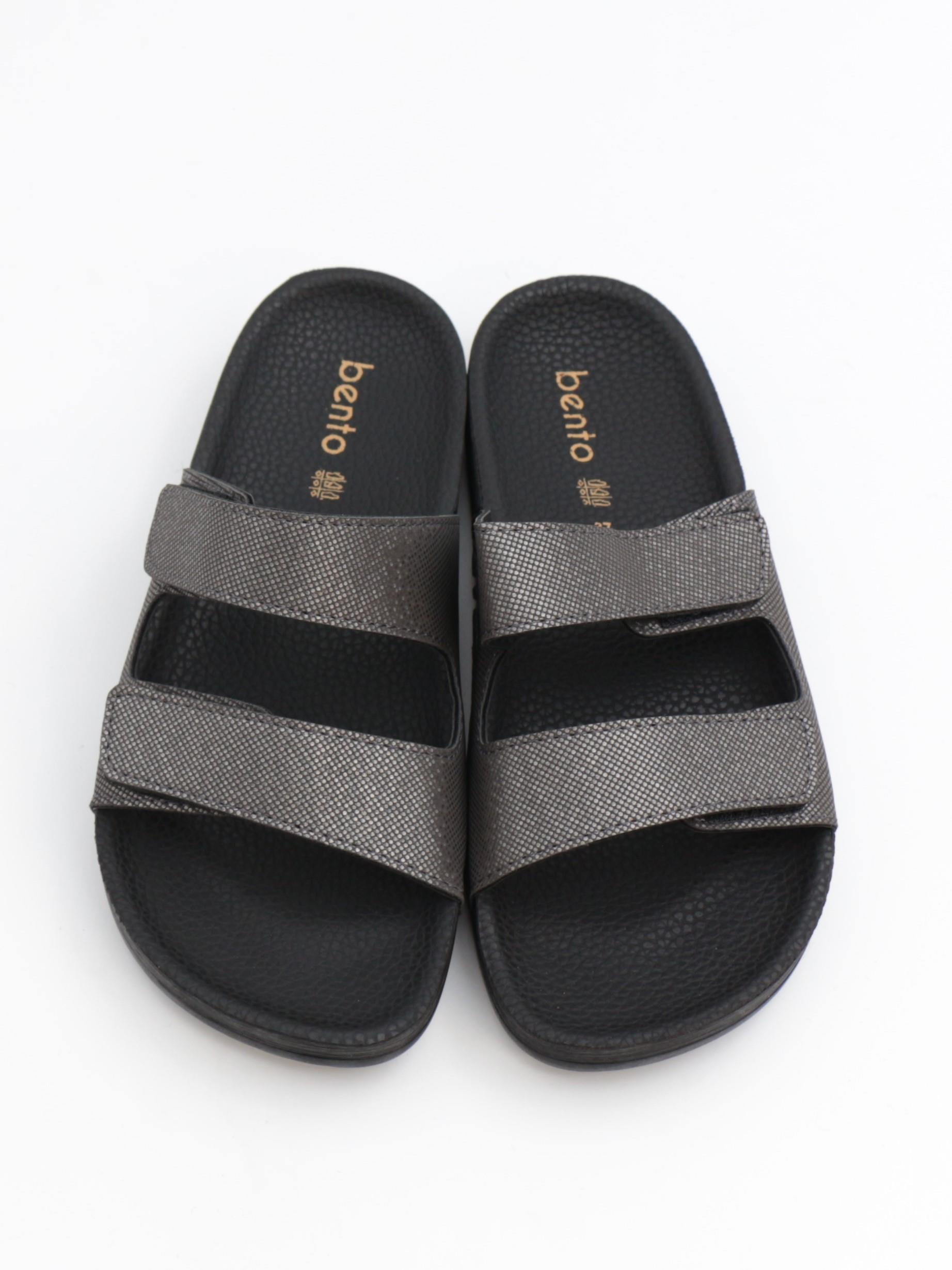 Bento 43003 Platin Cırtlı Anatomik Islak Zemin Kadın Terlik