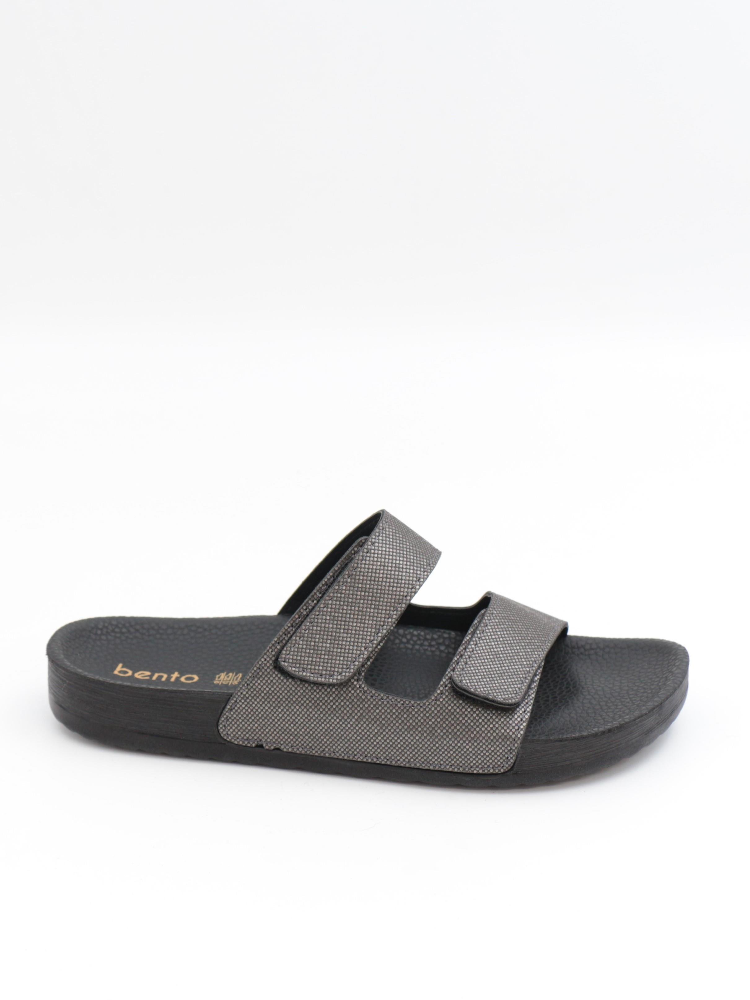 Bento 43003 Platin Cırtlı Anatomik Islak Zemin Kadın Terlik