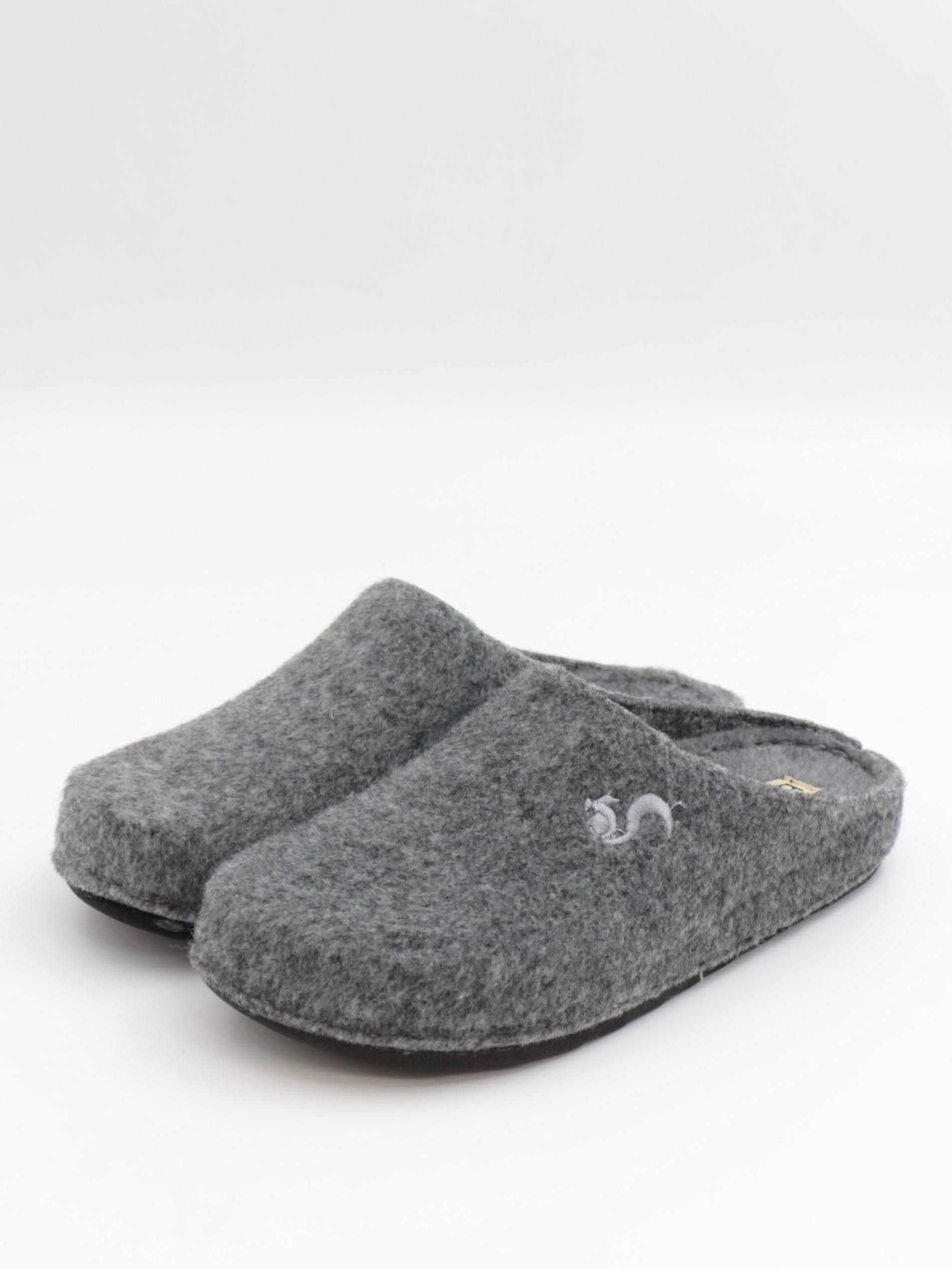 Bento 9563 Gri Kışlık Anatomik Önü Kapalı Kadın Terlik