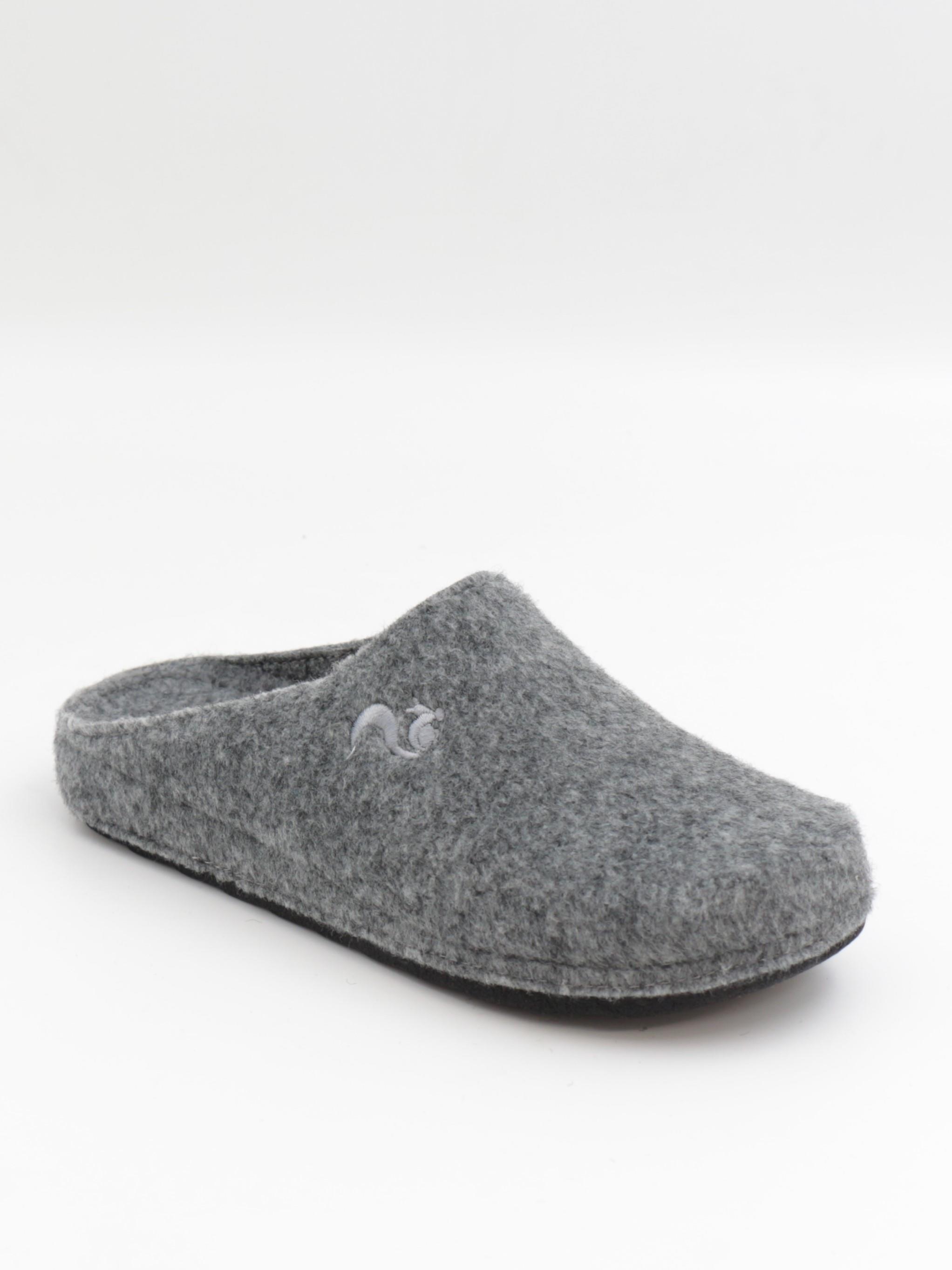 Bento 9563 Gri Kışlık Anatomik Önü Kapalı Kadın Terlik