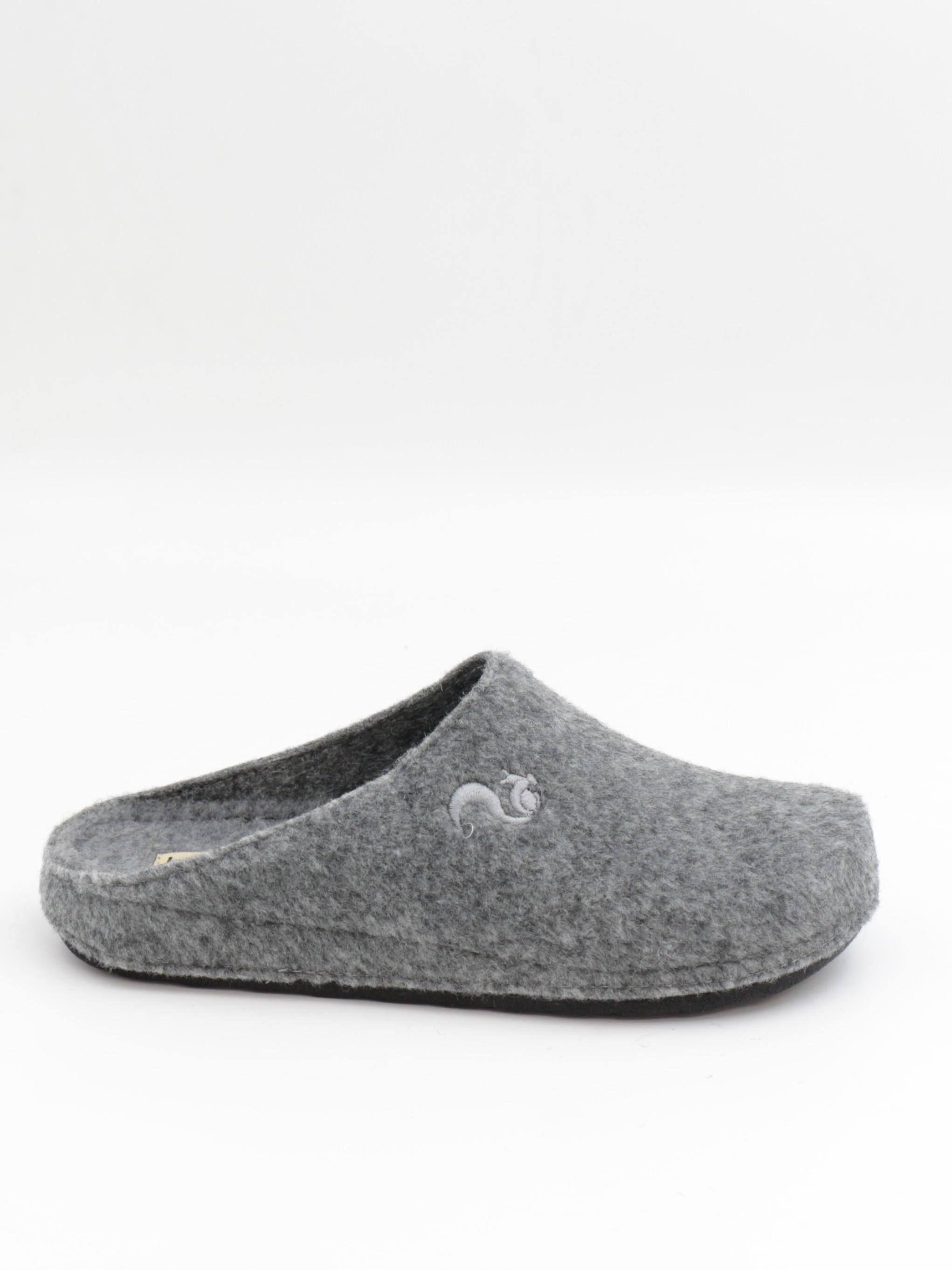 Bento 9563 Gri Kışlık Anatomik Önü Kapalı Kadın Terlik