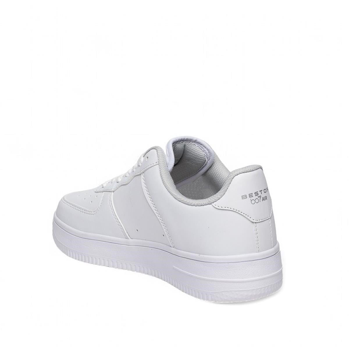 Bestof 042 Beyaz 40-44 Günlük Unisex Spor Ayakkabı