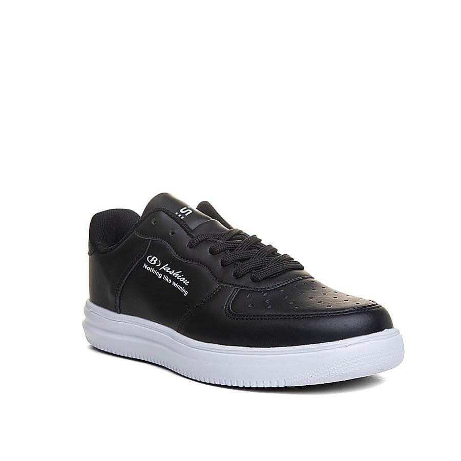 Bestof 042 Siyah Beyaz 36-40 Günlük Unisex Spor Ayakkabı