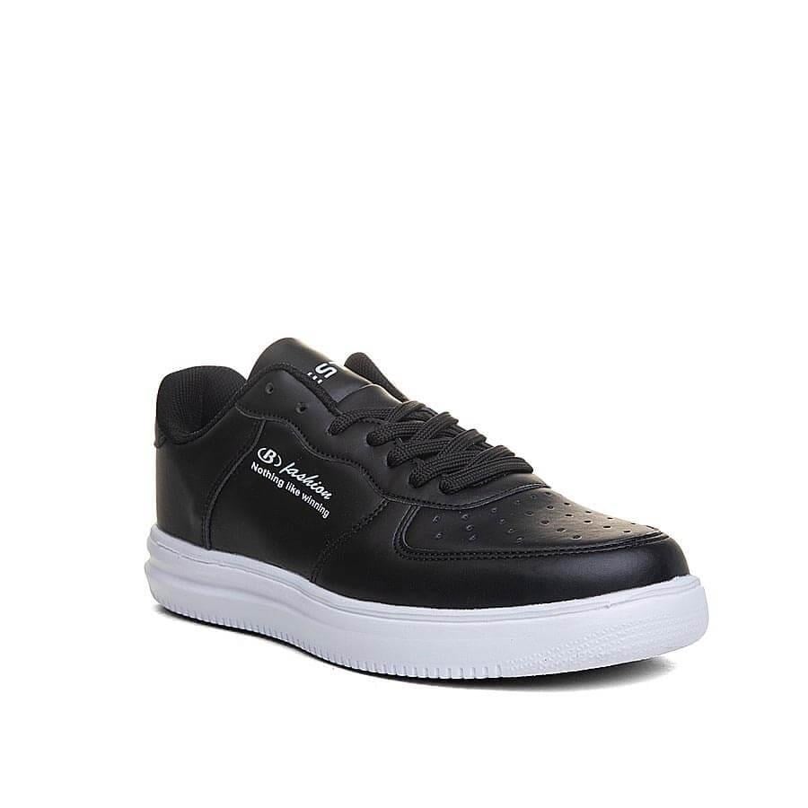 Bestof 042 Siyah Beyaz 36-40 Günlük Unisex Spor Ayakkabı