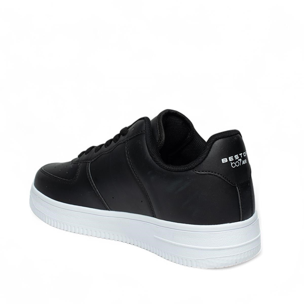Bestof 042 Siyah Beyaz 40-44 Günlük Unisex Spor Ayakkabı