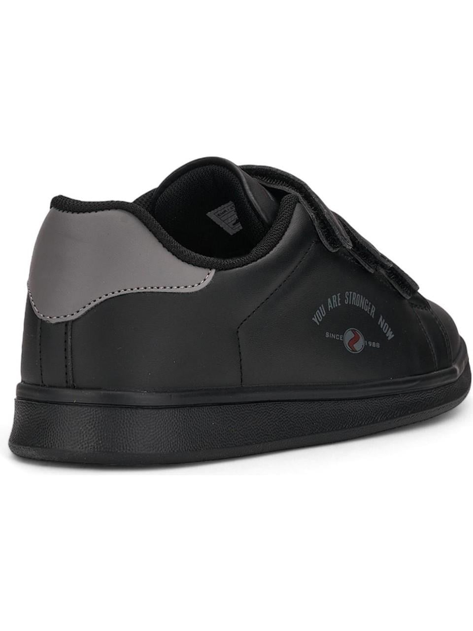 Bestof 1001 Siyah 36-40 Cırtlı Unisex Spor Ayakkabı