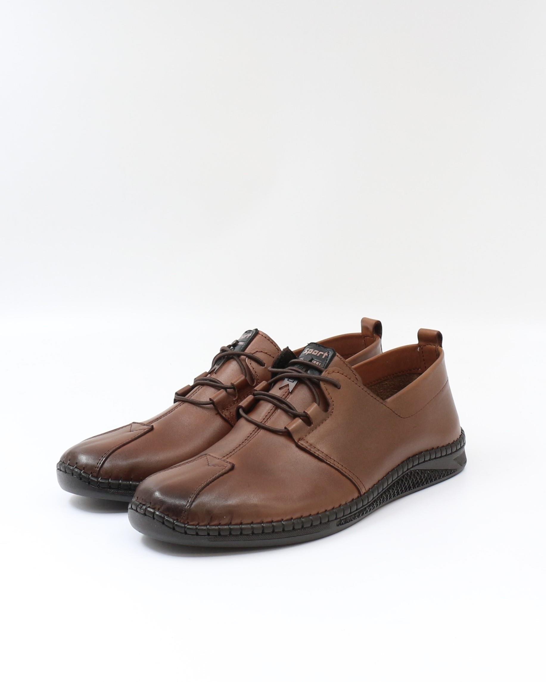 Bordolli 070 Taba Gerçek Deri Çarık Taban Erkek Ayakkabısı