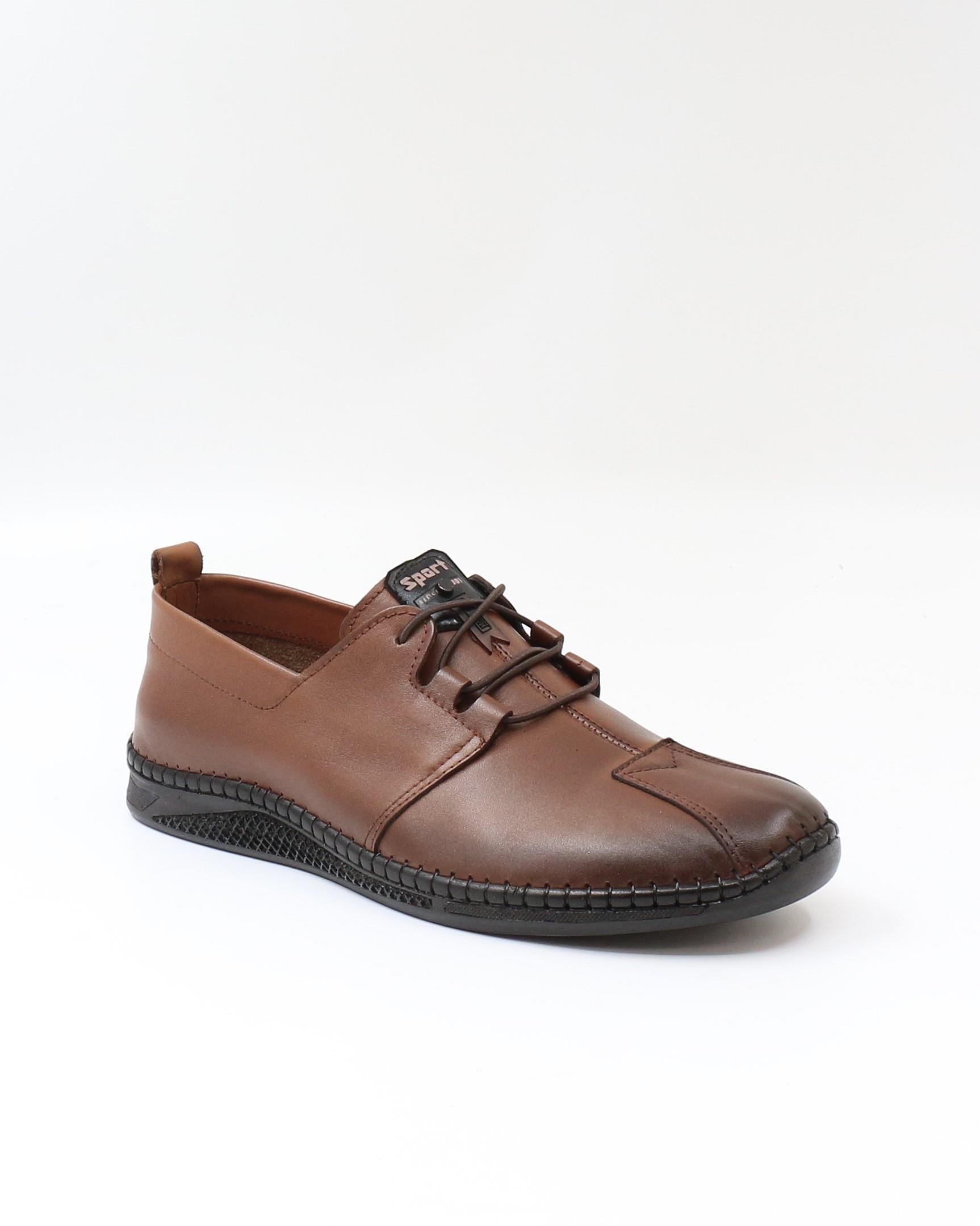 Bordolli 070 Taba Gerçek Deri Çarık Taban Erkek Ayakkabısı