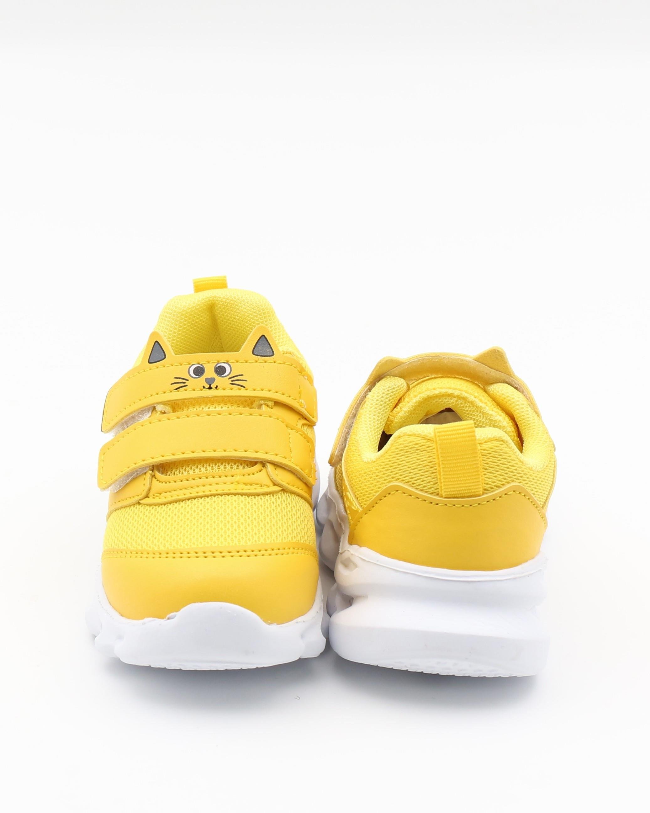 Cool Caty 22-26 Sarı Işıklı Bebe Spor Ayakkabı