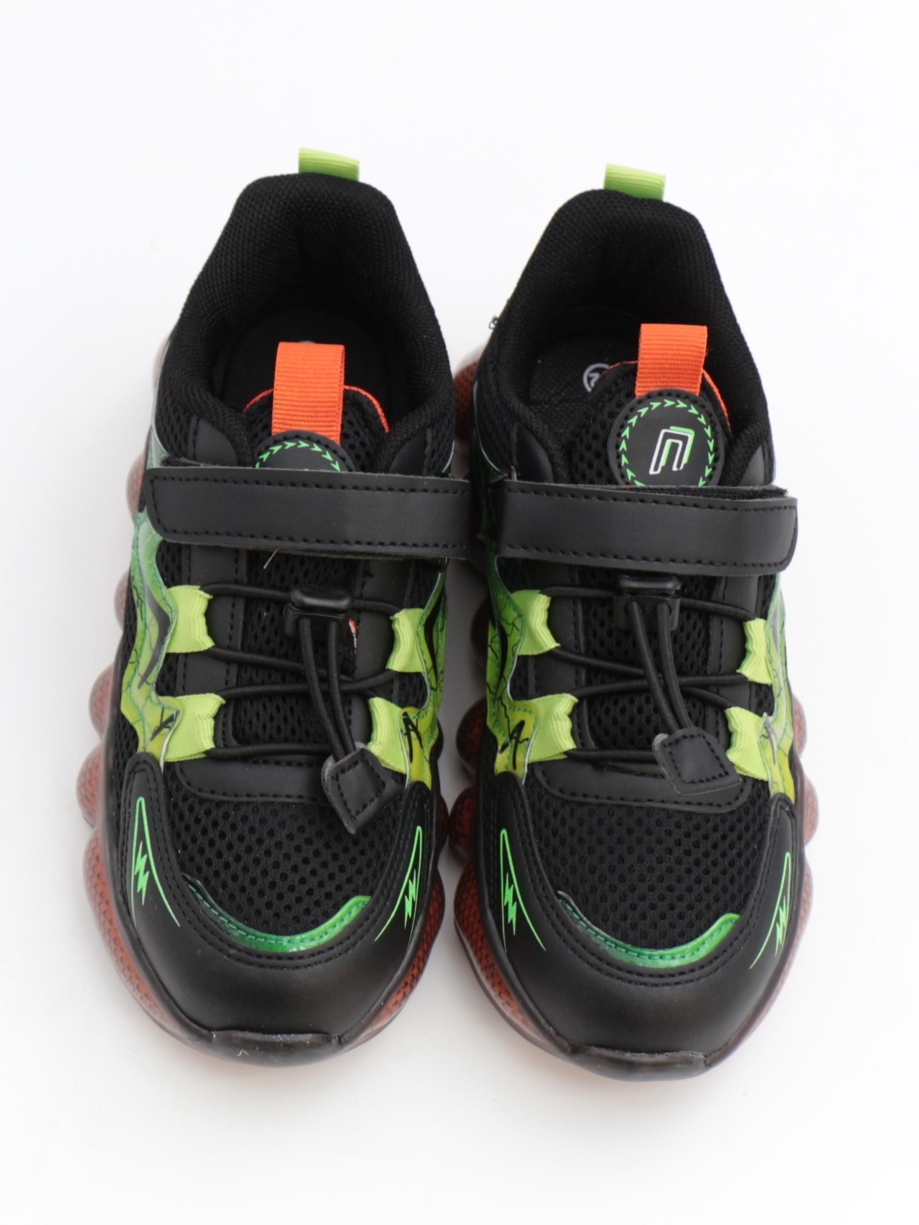 Cool Drew 31-36 Siyah Yeşil Çocuk Spor Ayakkabı