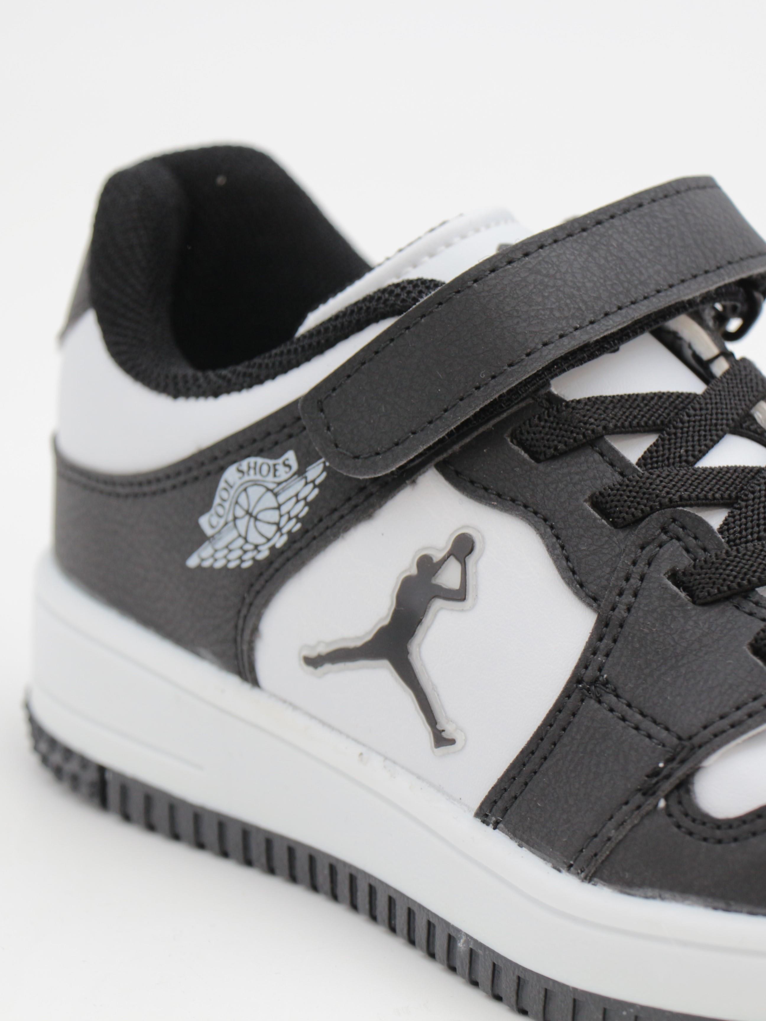 Cool Haykat 31-36 Siyah Beyaz Çocuk Spor Ayakkabı