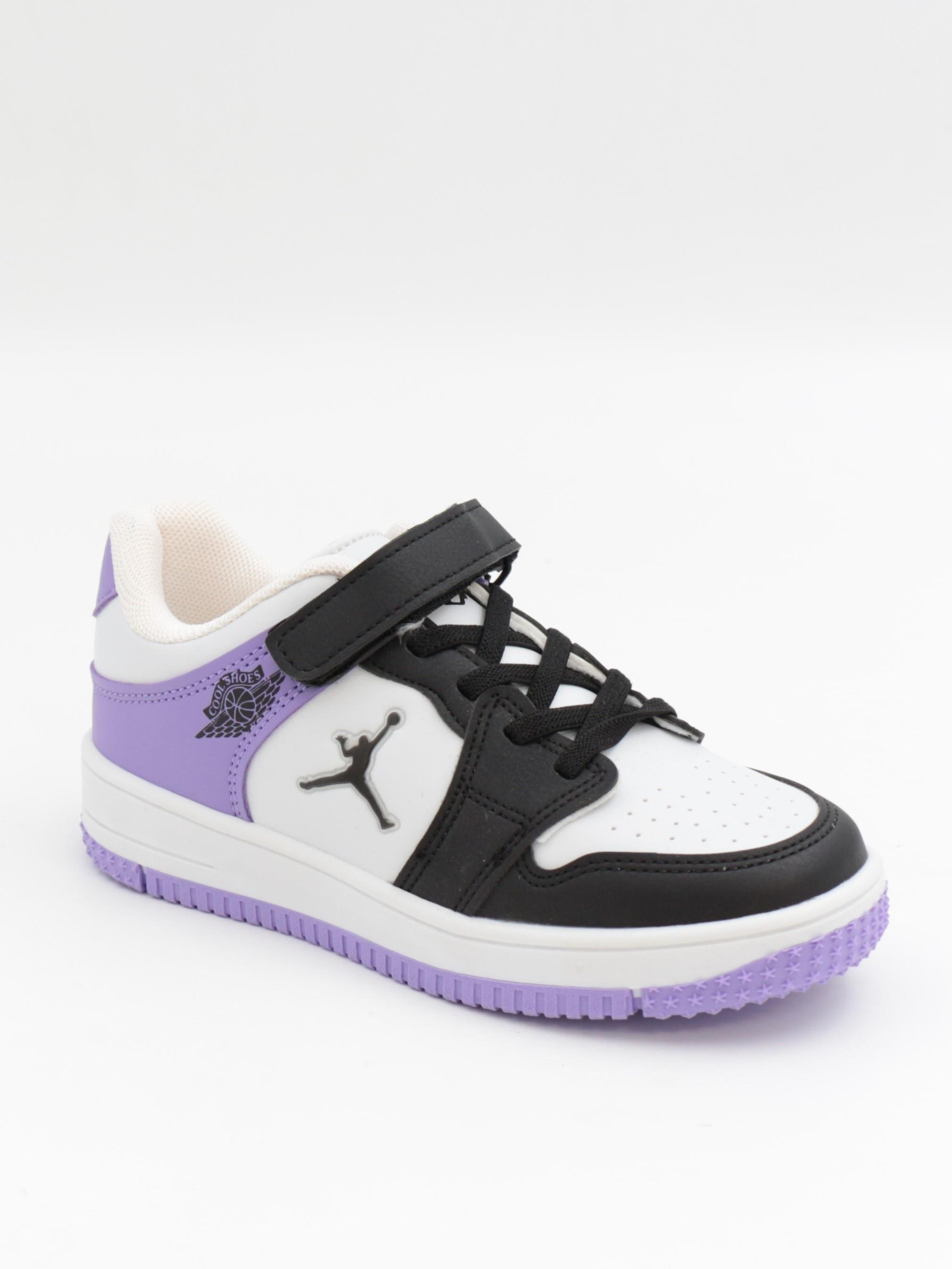 Cool Haykat 31-36 Siyah Mor Çocuk Spor Ayakkabı