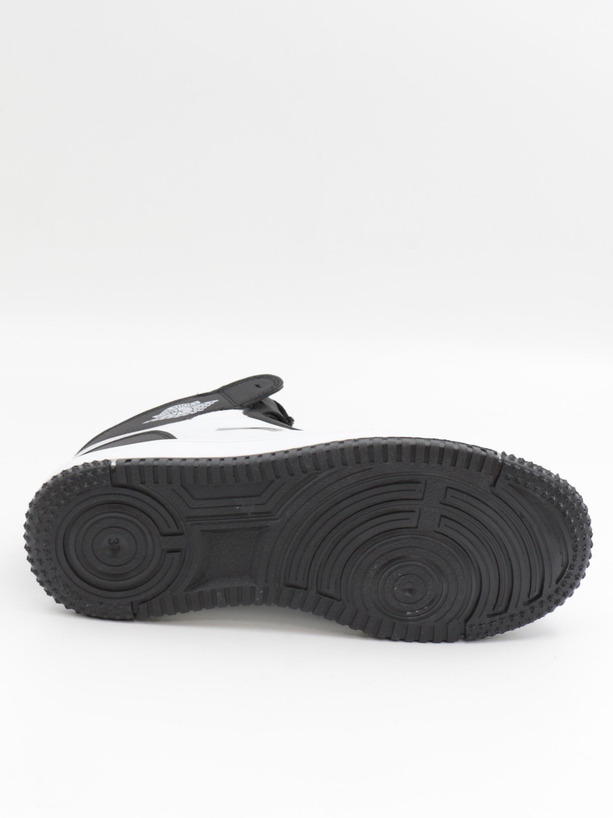 Cool Haykat Boğazlı 36-40 Siyah Beyaz Çocuk Spor Ayakkabı