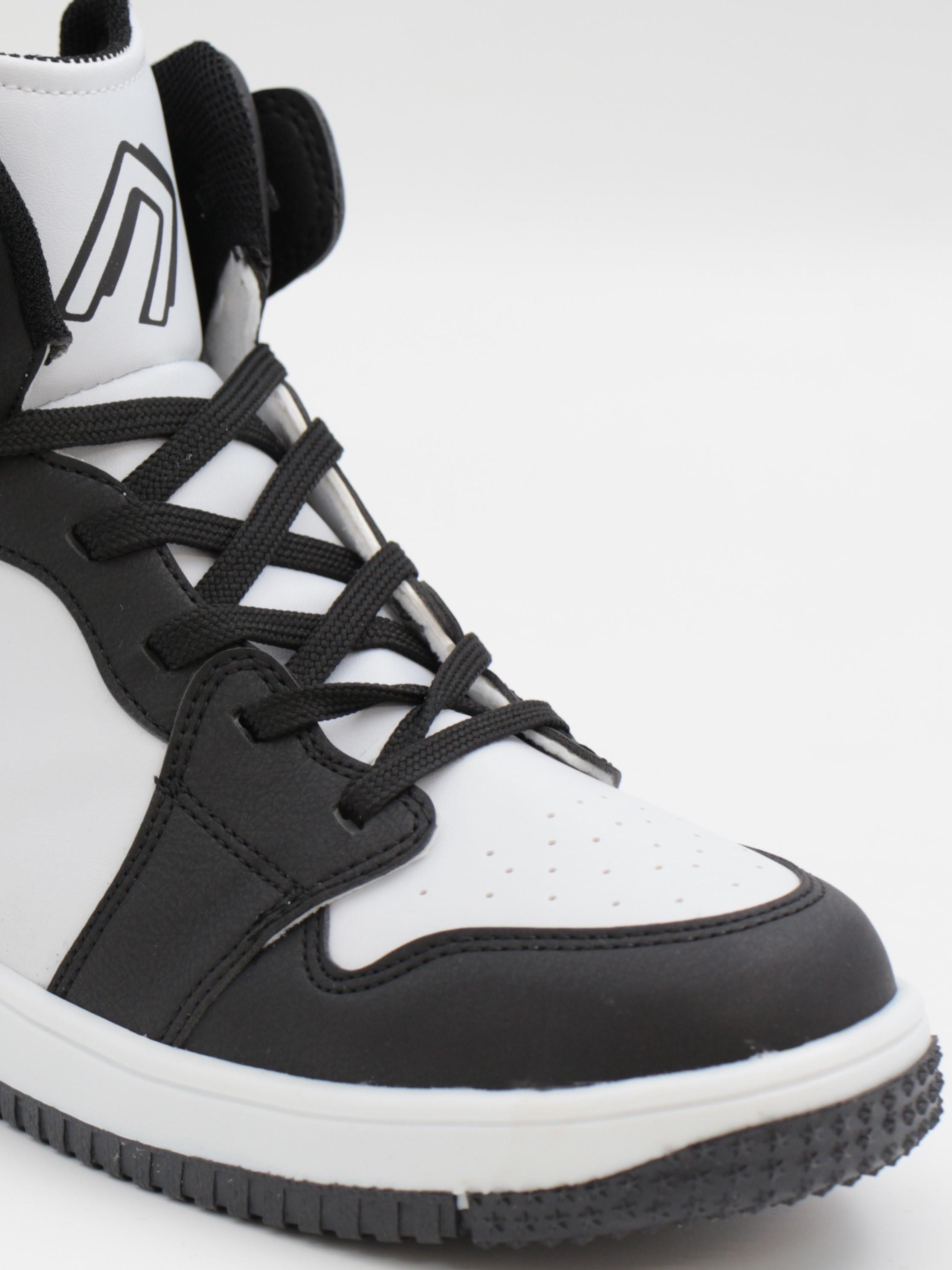 Cool Haykat Boğazlı 36-40 Siyah Beyaz Çocuk Spor Ayakkabı