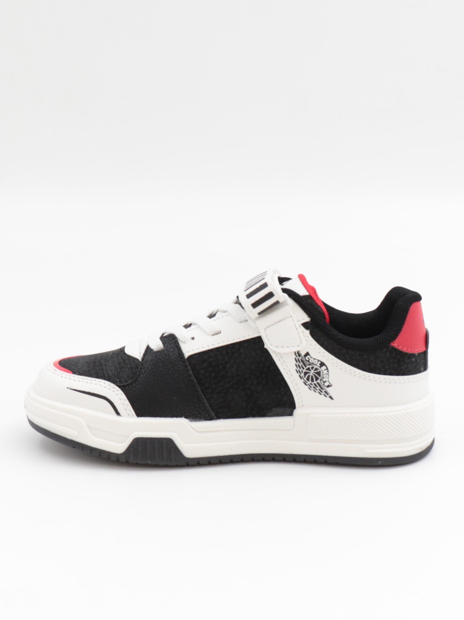 Cool King 31-36 Siyah Kırmızı Çocuk Spor Ayakkabı