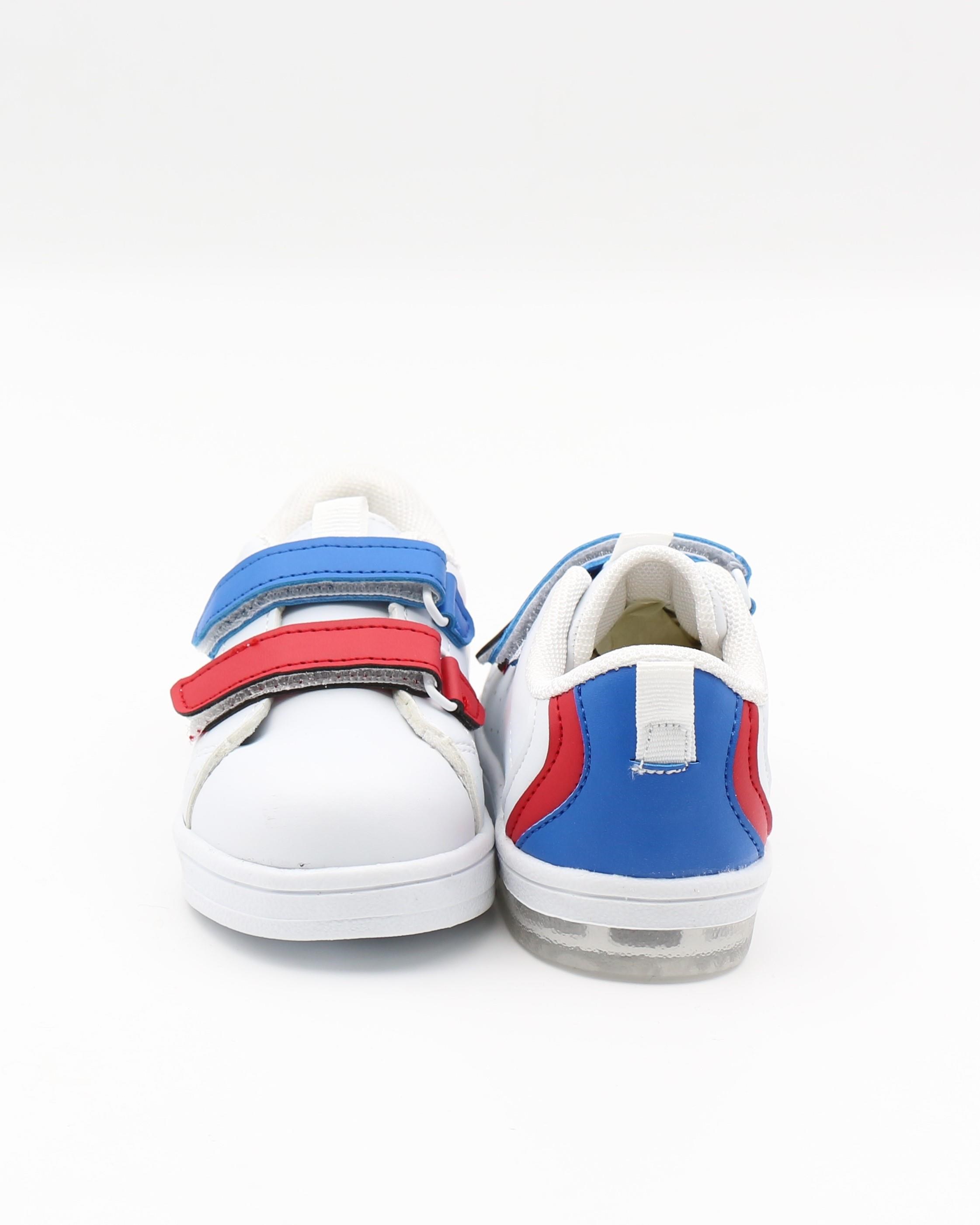 Cool Mami 22-26 Beyaz Saks Işıklı Bebe Spor Ayakkabı