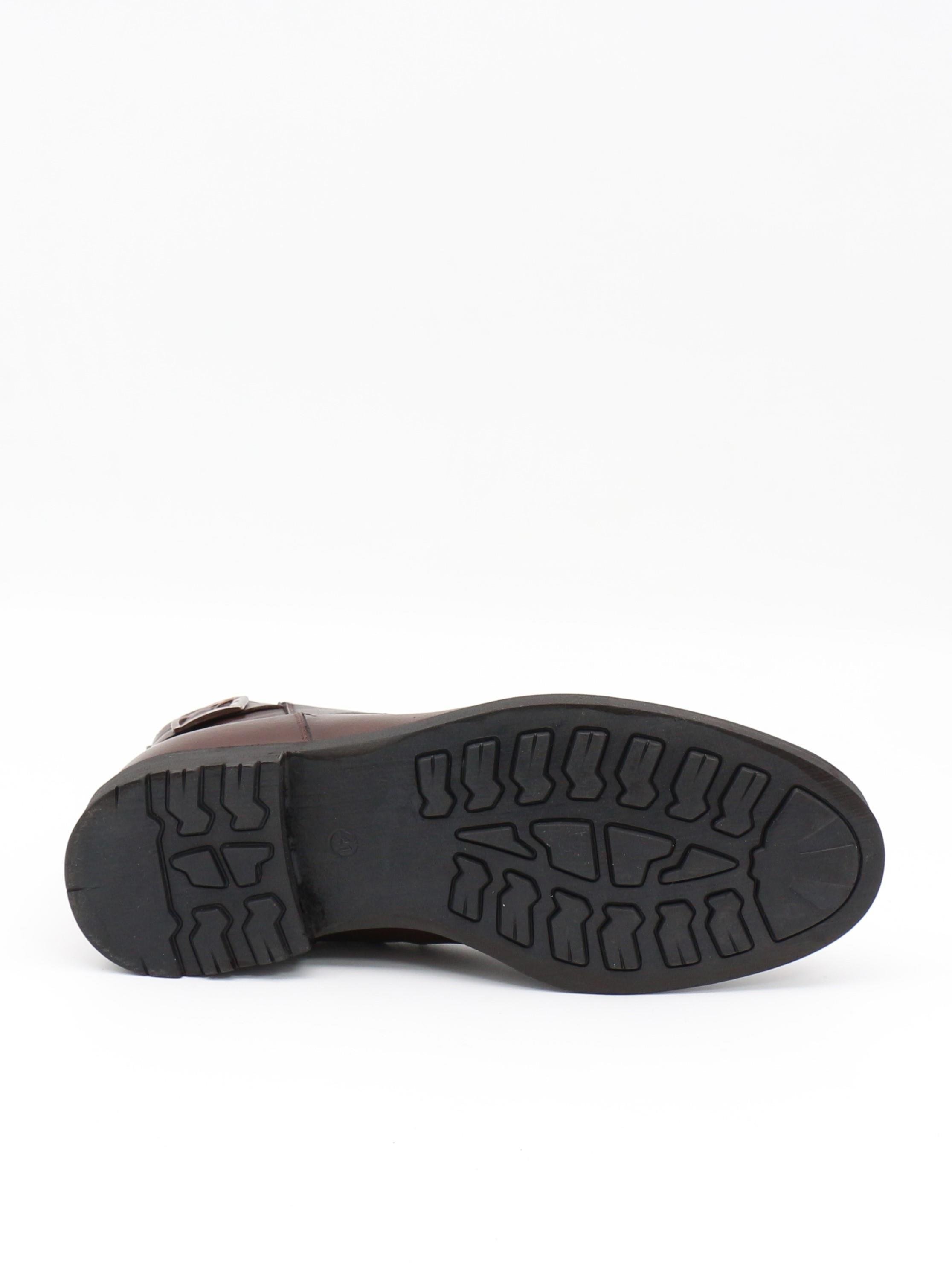 Fermend 143 Kahve Hakiki Deri Kürklü Erkek Bot