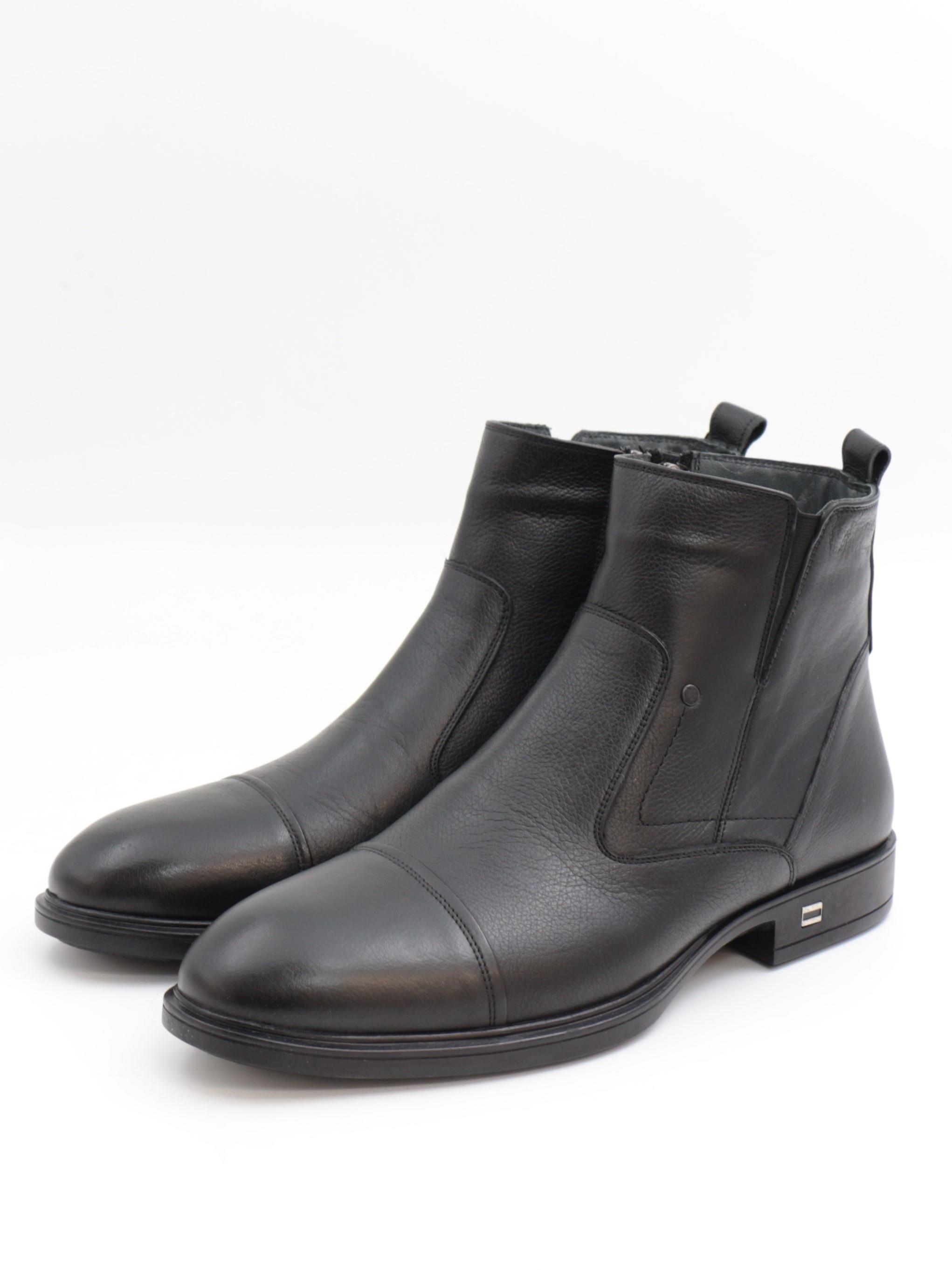 Fermend 630 Siyah Hakiki Deri Fantazi Erkek Bot