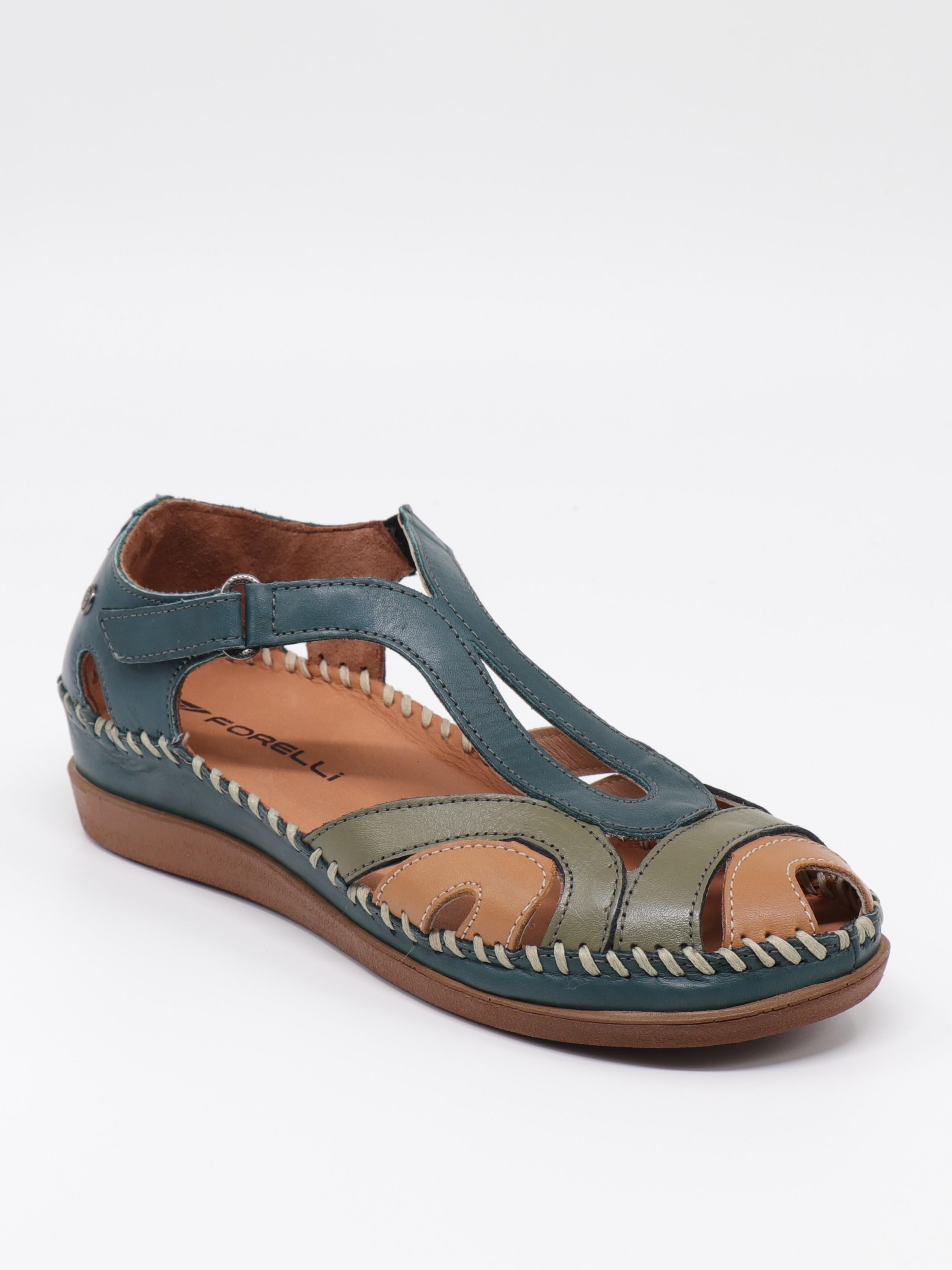 Forelli Sally 22521 Jean Hakiki Deri Kadın Sandalet