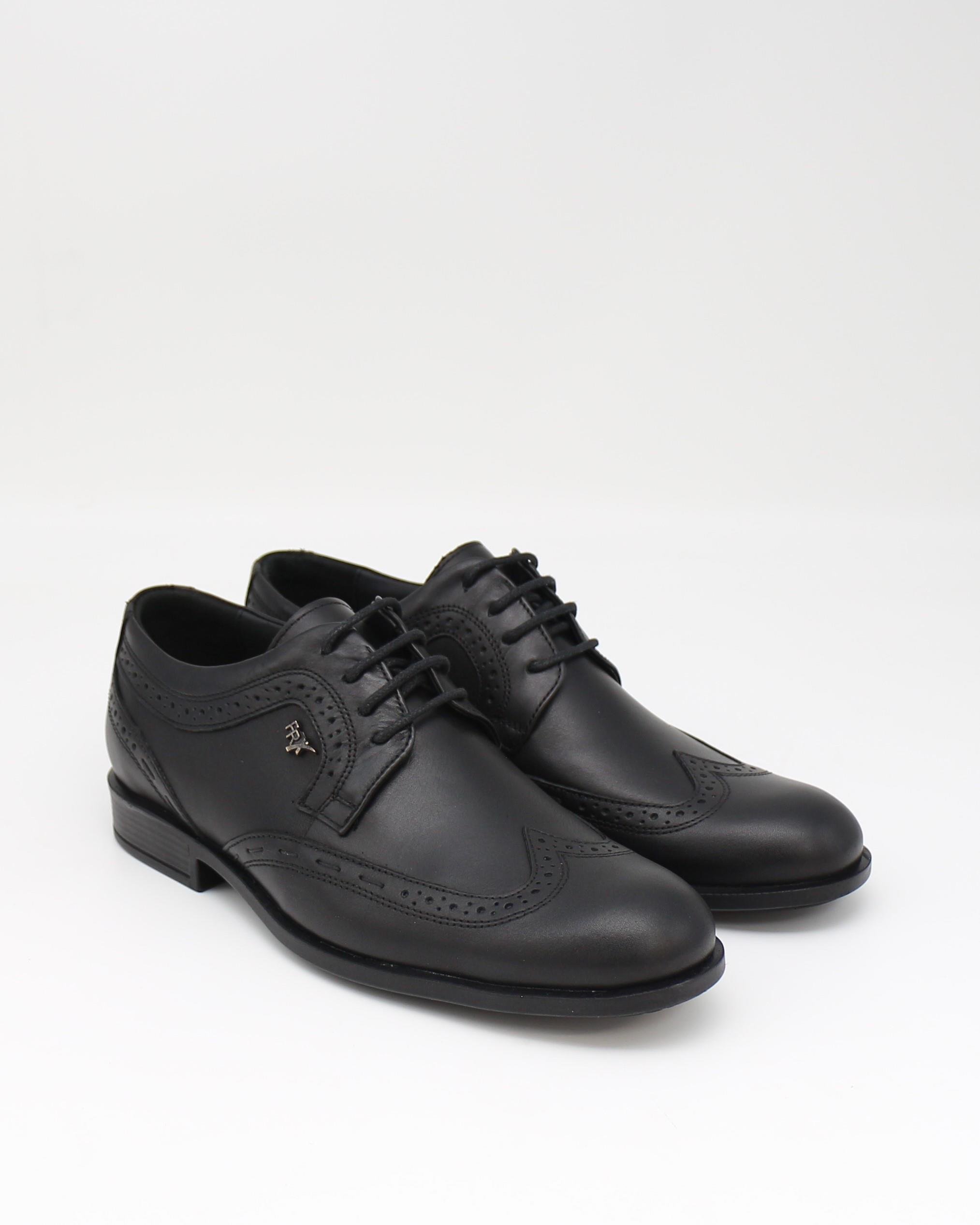 Forex 1011 Siyah Hakiki Deri Anatomik Günlük Erkek Ayakkabı