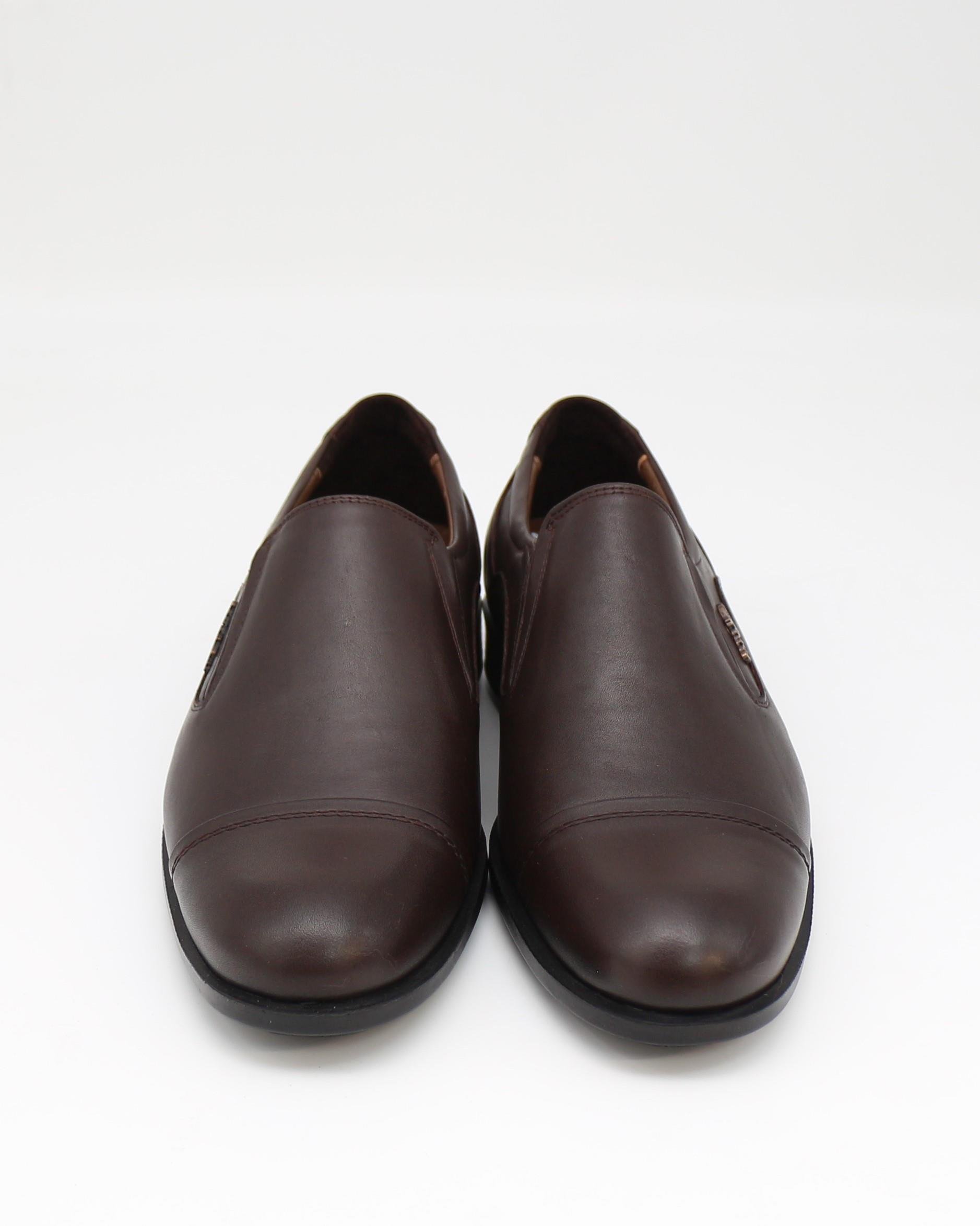 Forex 2330-1 Koyu Kahve Hakiki Deri Anatomik Günlük Erkek Ayakkabı