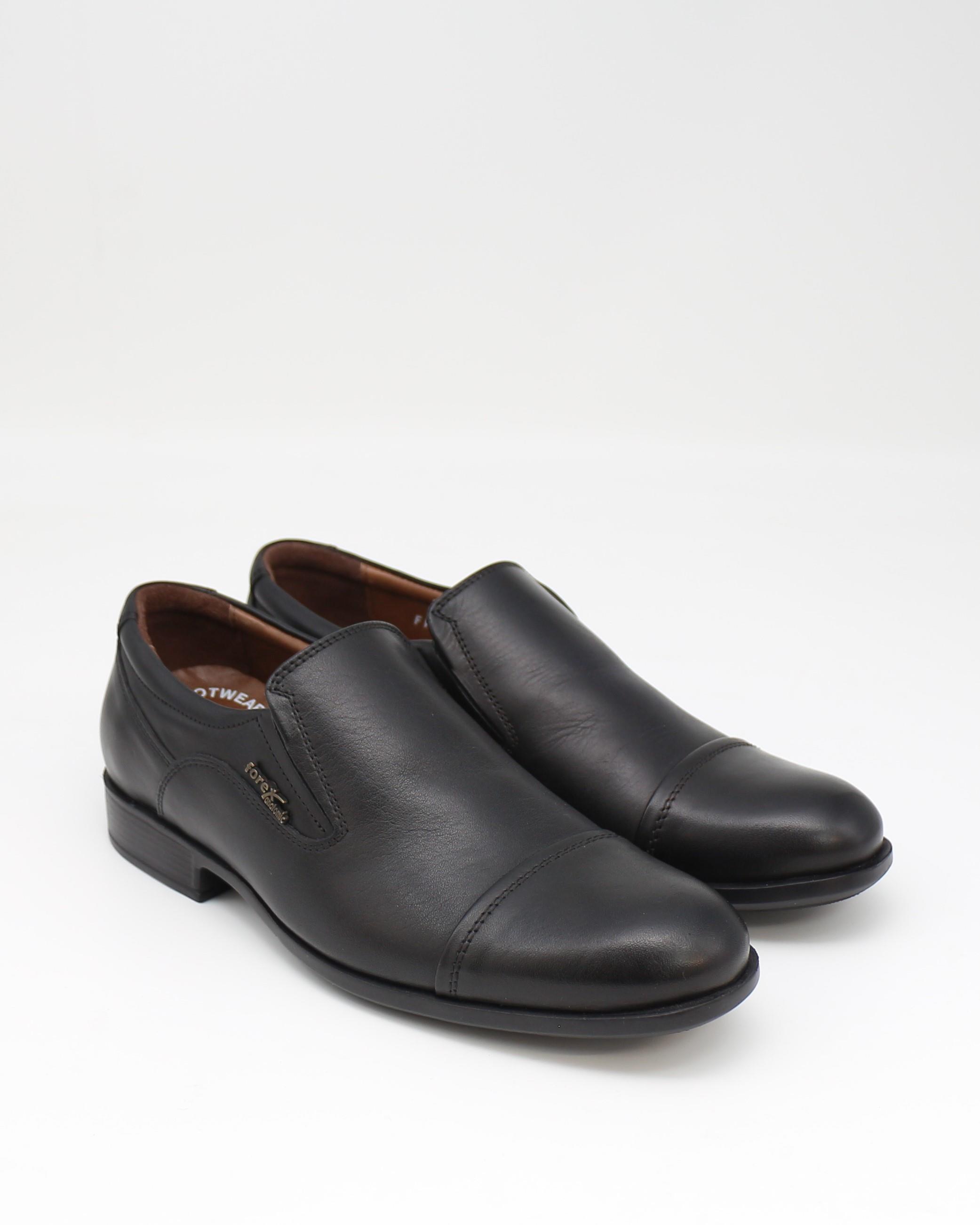 Forex 2330-1 Siyah Hakiki Deri Anatomik Günlük Erkek Ayakkabı