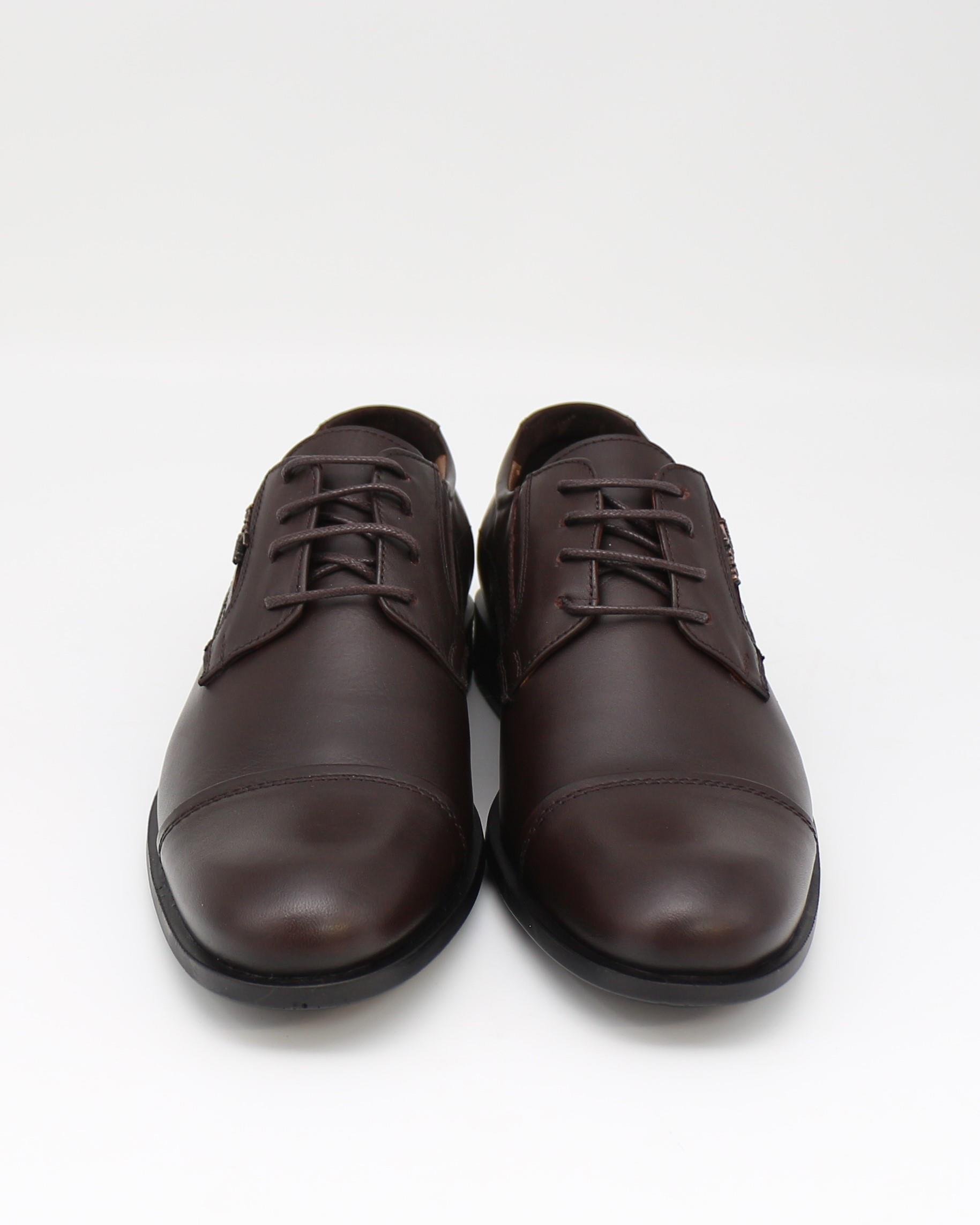 Forex 2468 Koyu Kahve Hakiki Deri Anatomik Günlük Erkek Ayakkabı