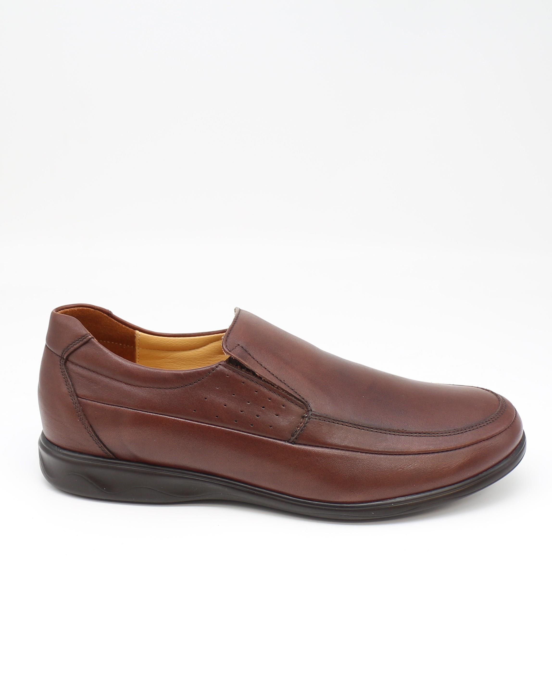 Forex 9135 Kahve Hakiki Deri Anatomik Günlük Erkek Ayakkabı