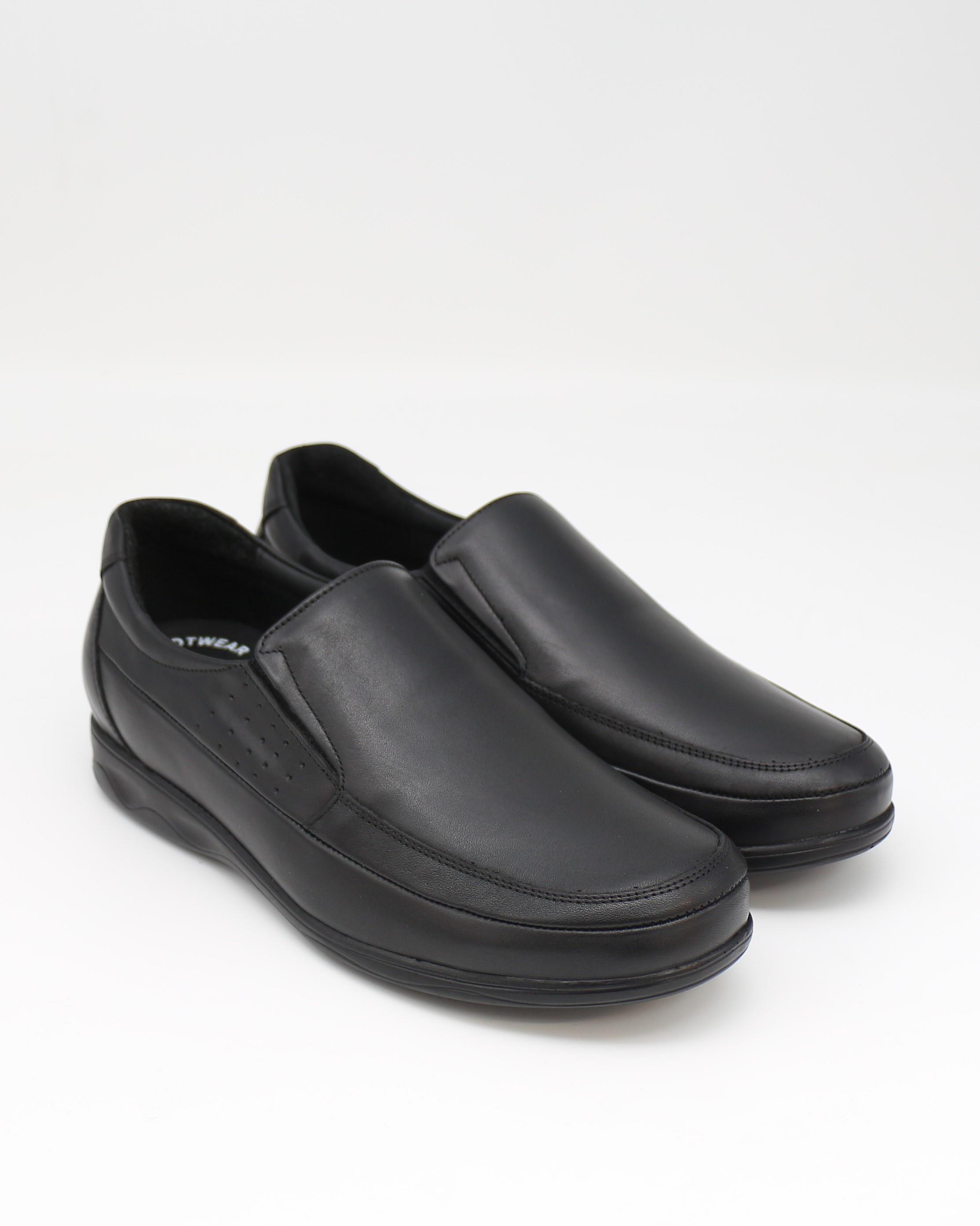 Forex 9135 Siyah Hakiki Deri Anatomik Günlük Erkek Ayakkabı