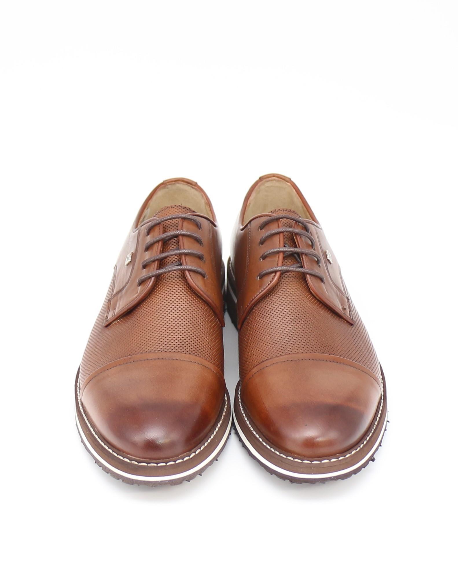 Fosco 1103 Taba Hakiki Deri Günlük Erkek Ayakkabı