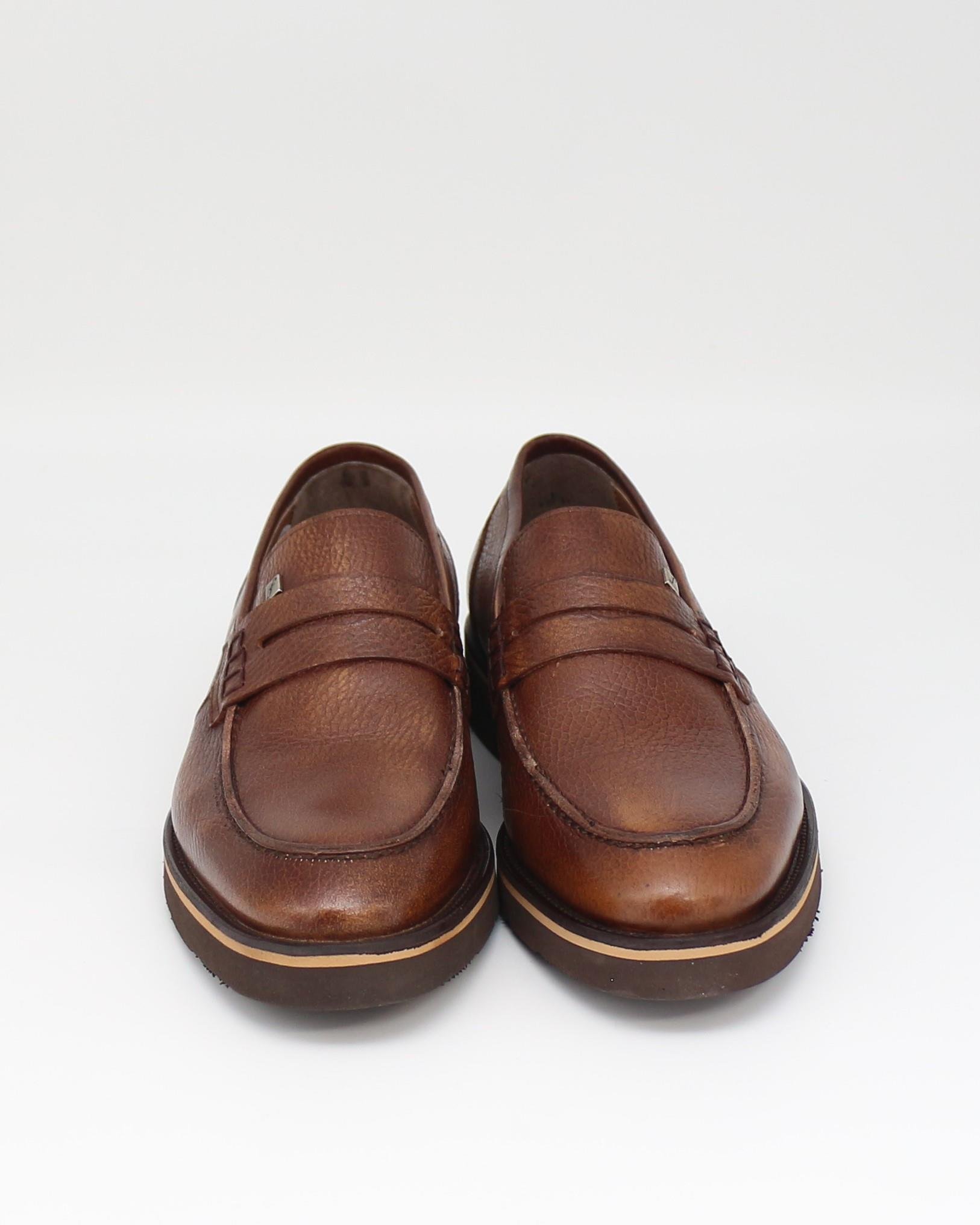 Fosco 1114 Taba Hakiki Deri Günlük Erkek Ayakkabı