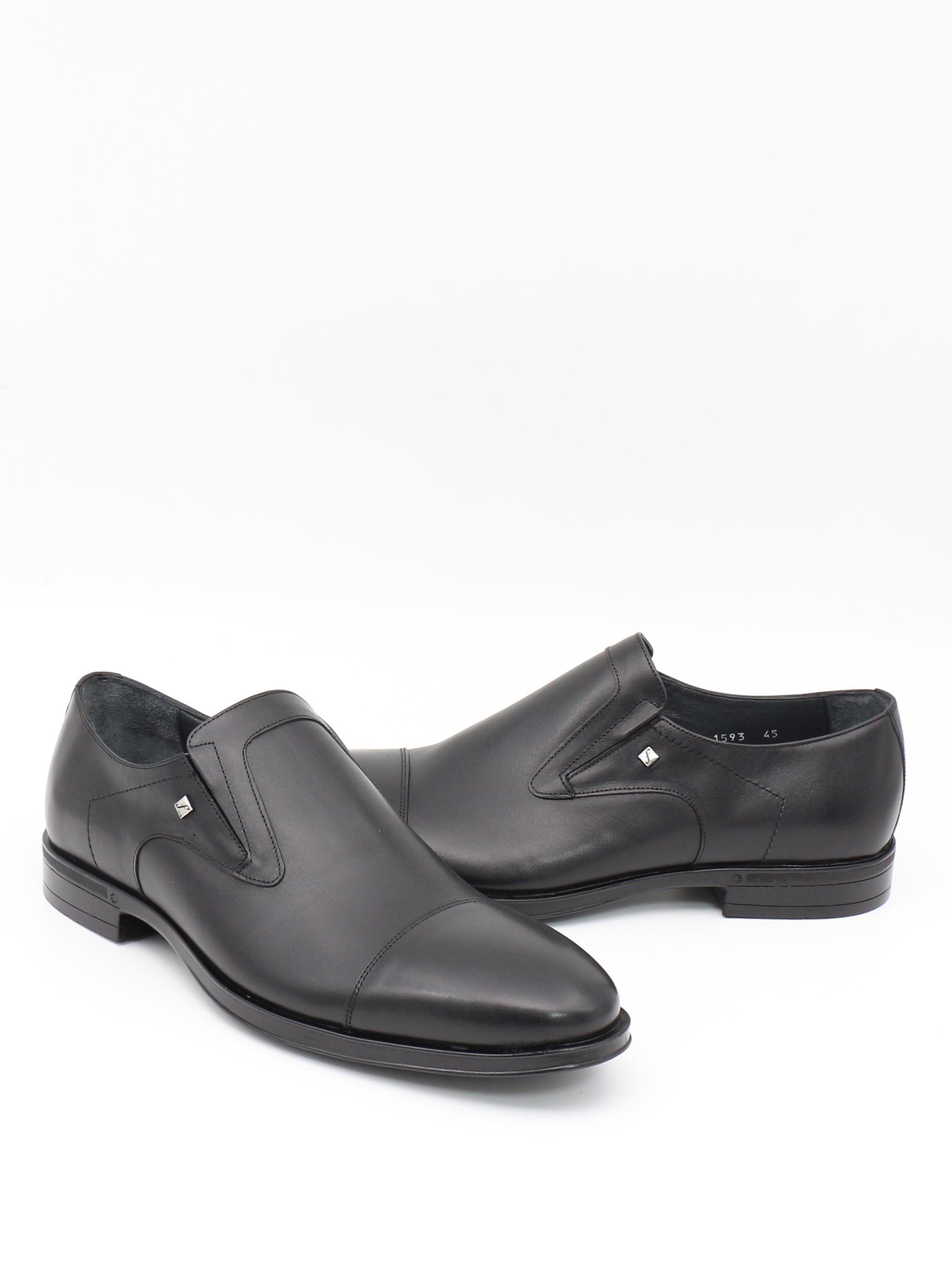 Fosco 1593 Siyah Battal Beden 45-46-47-48 Erkek Ayakkabı