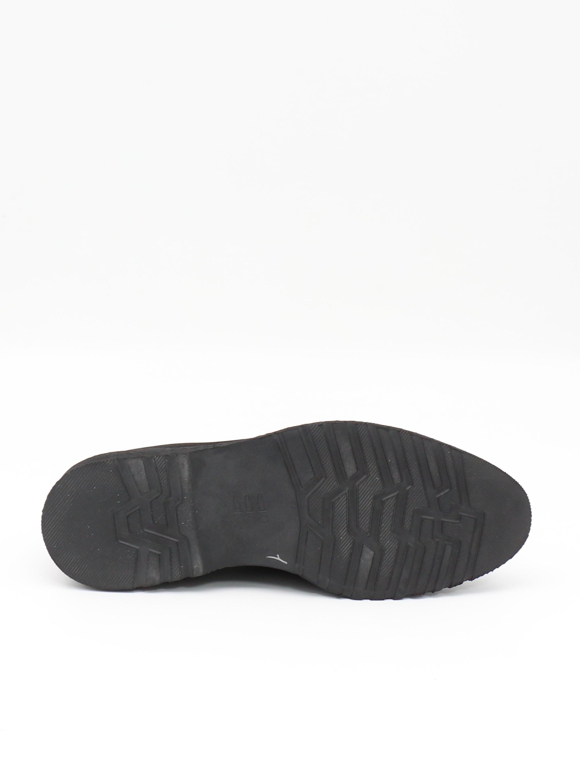 Fosco 2804 Siyah Süet Hakiki Deri Eva Taban Erkek Ayakkabı