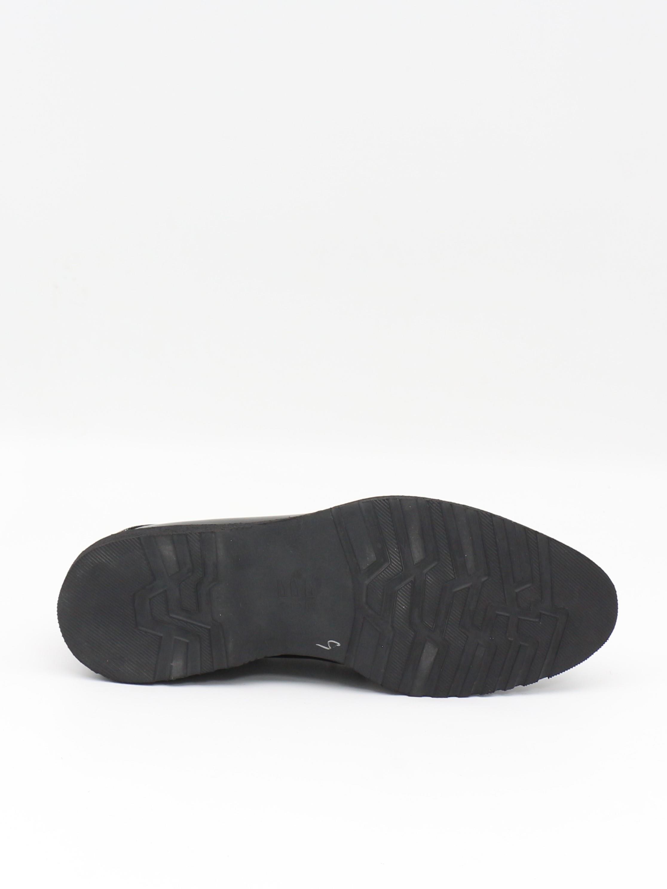 Fosco 2864 Siyah Rugan Hakiki Deri Eva Taban Erkek Ayakkabı