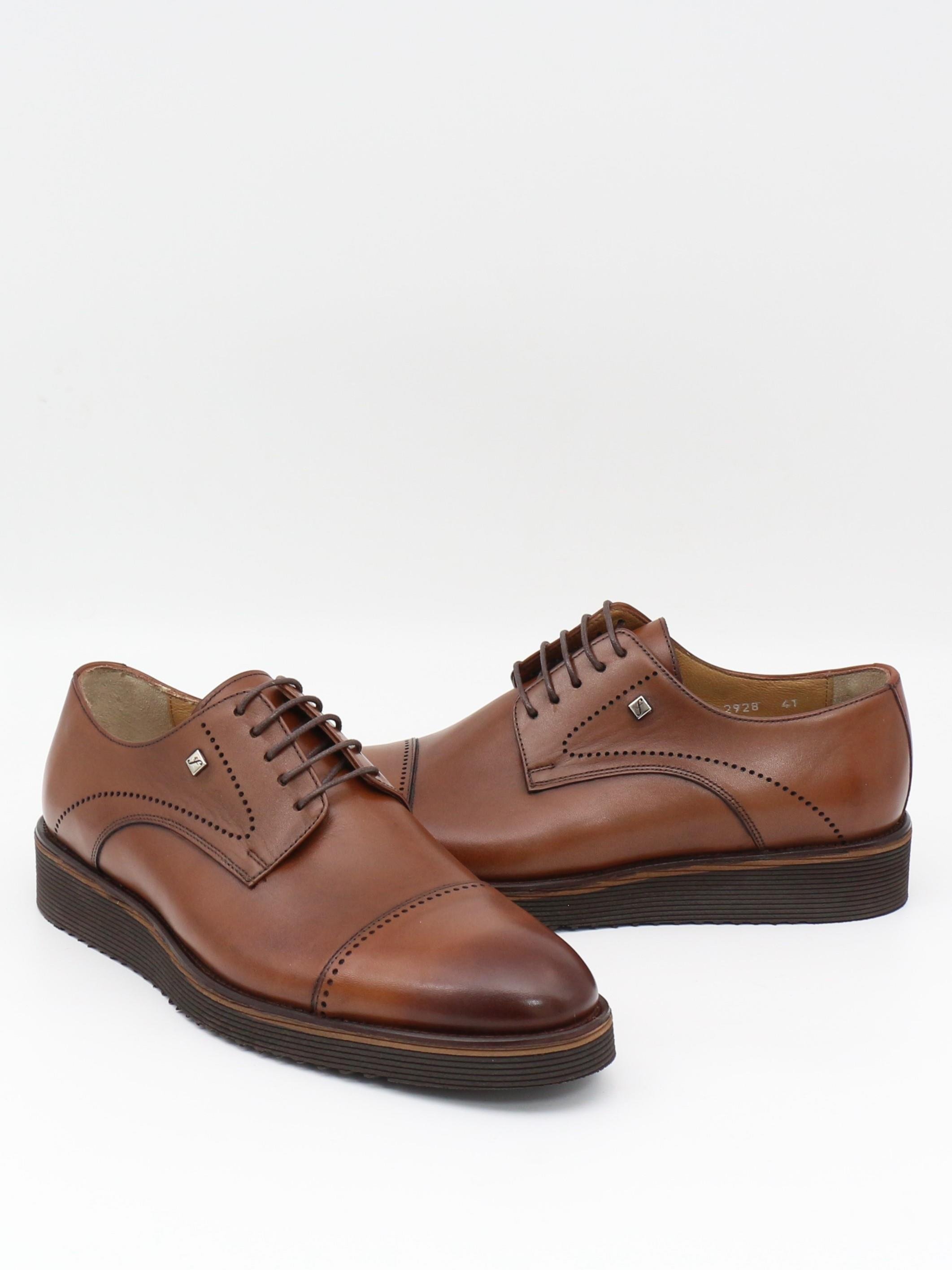 Fosco 2928 Taba Hakiki Deri Eva Taban Erkek Ayakkabı