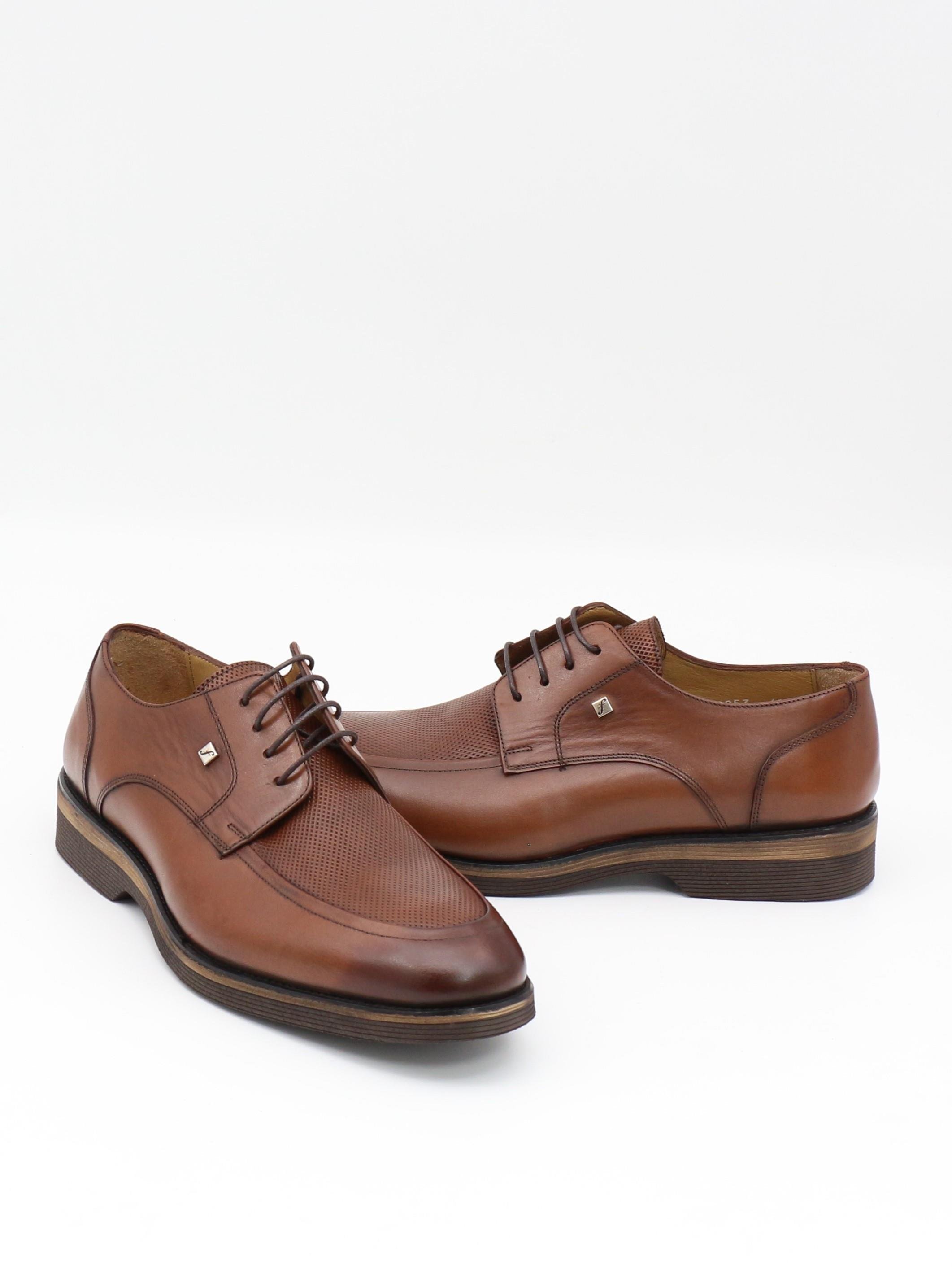 Fosco 2953 Taba Hakiki Deri Eva Taban Erkek Ayakkabı